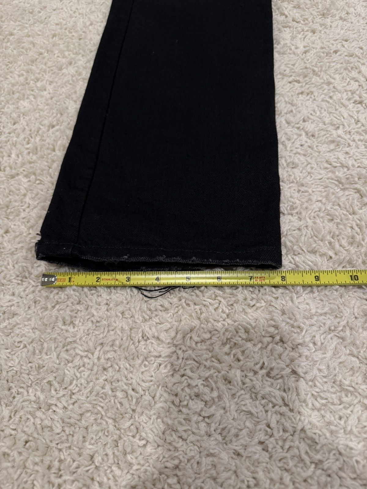 Balenciaga Balenciaga Jet Black Heal Drag Jean Size US 29 - 20 Thumbnail