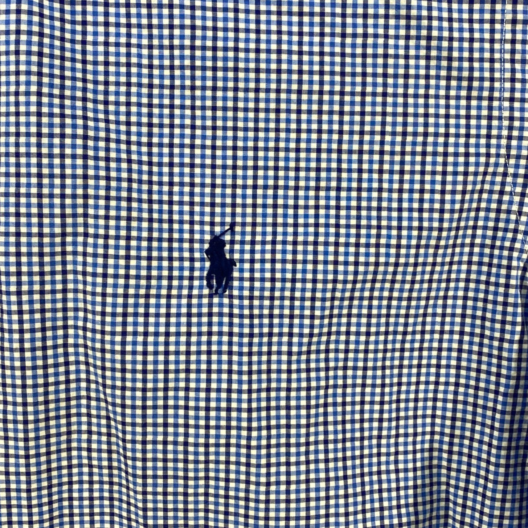 Ralph Lauren Ralph Lauren Shirt Button Up Long Sleeve Plaid Blue Mens XXL 100% Cotton Size US XXL / EU 58 / 5 - 3 Thumbnail