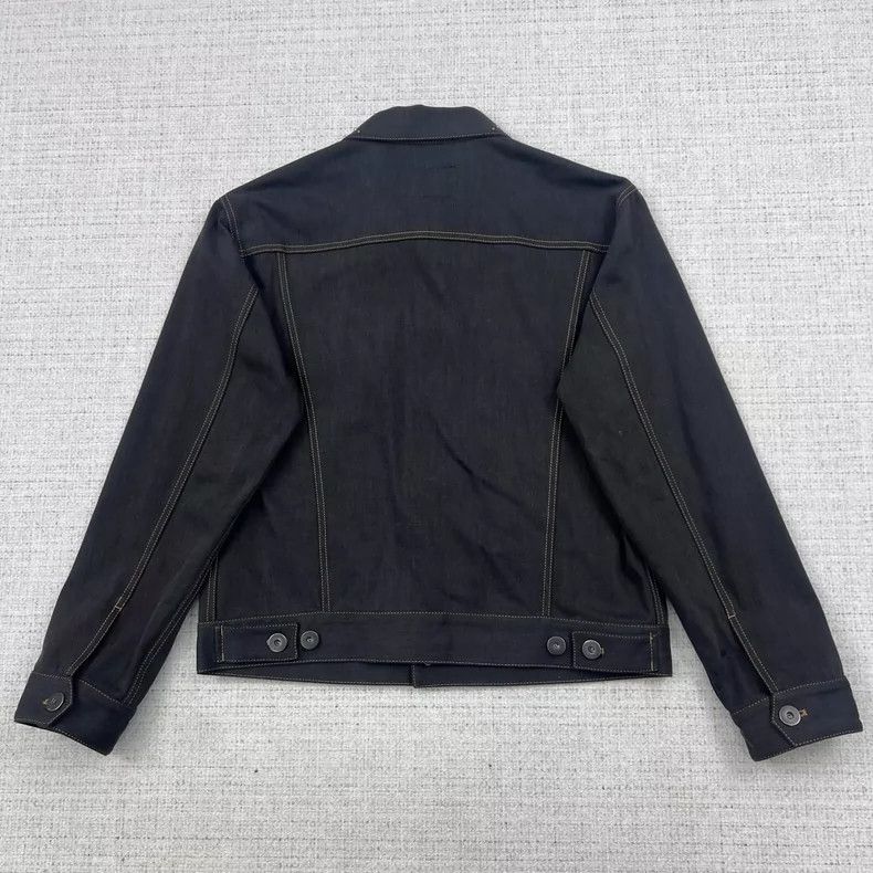 Prada Prada Neckline rivet solid color buttoned denim jacket Next Size US L / EU 52-54 / 3 - 2 Thumbnail