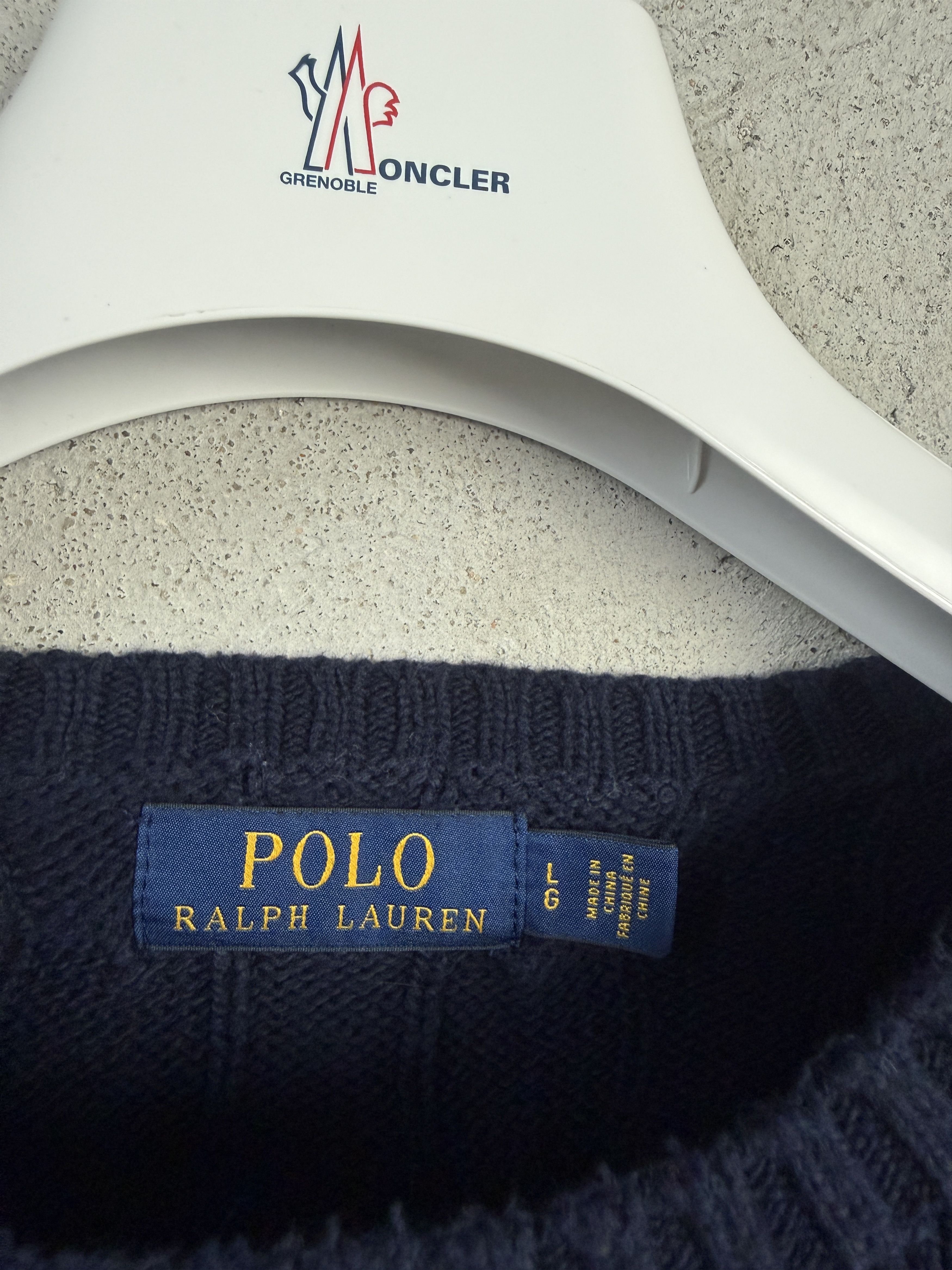 Polo Ralph Lauren Polo Ralph Lauren cable knit sweater knitwear braid Size US L / EU 52-54 / 3 - 3 Thumbnail