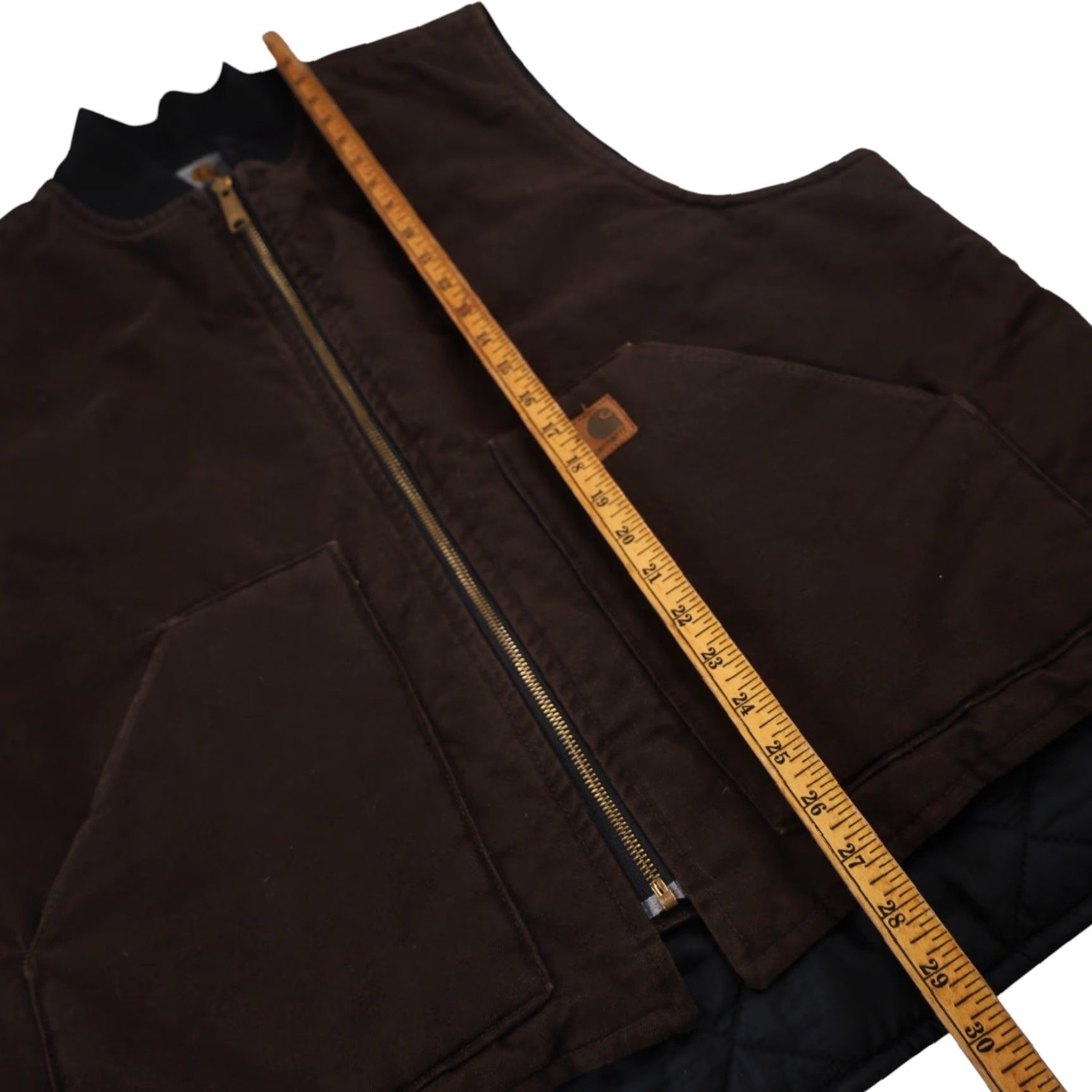 Carhartt VINTAGE Carhartt V02 DKB Quilted Canvas Work Vest Mens XXL Brown Size US XXL / EU 58 / 5 - 8 Thumbnail