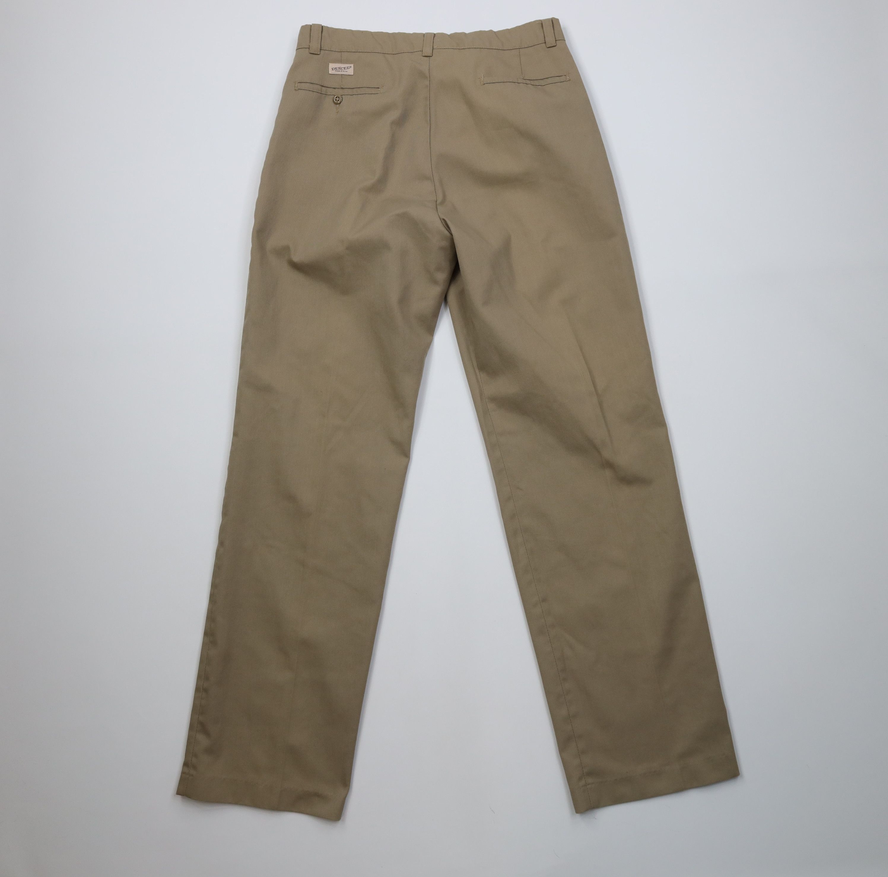 Vintage Vintage 70s Streetwear Wide Leg Flared Chino Pants Beige USA Size US 32 / EU 48 - 9 Thumbnail