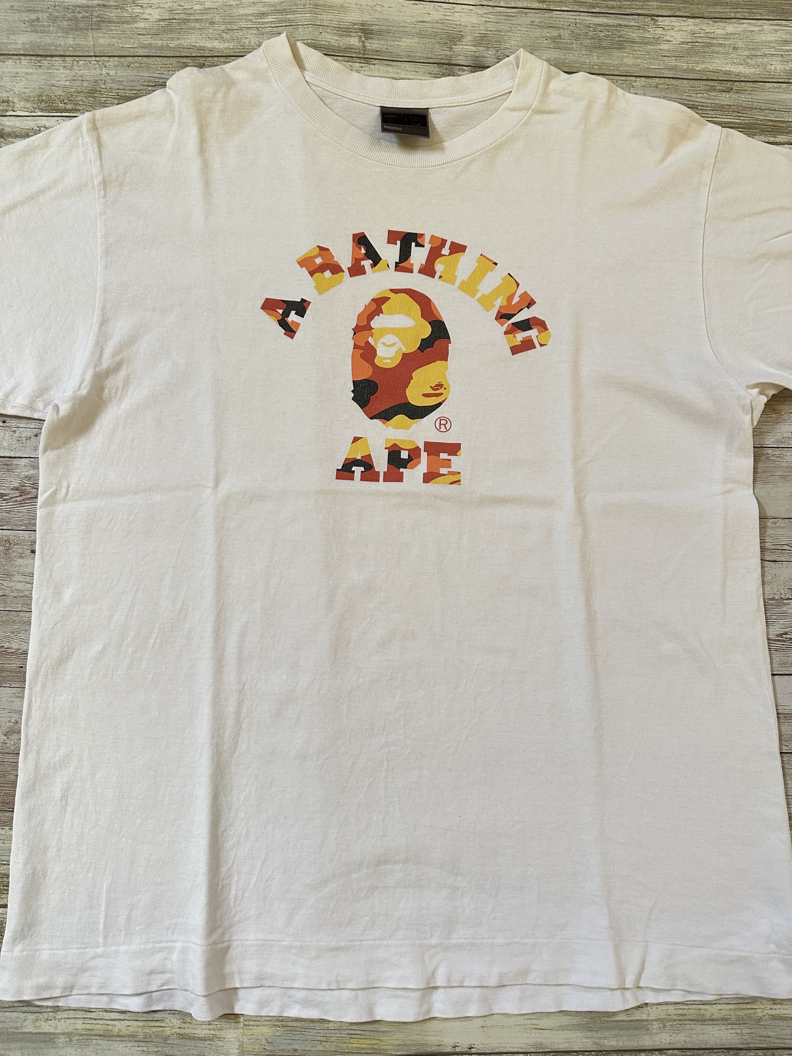 Bape College Logo Tee Size US XL / EU 56 / 4 - 2 Thumbnail