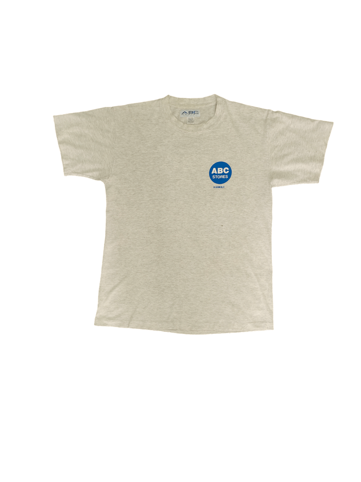 Vintage Vintage 90s ABC Stores Hawaii Distressed Roundneck T-Shirt Size US L / EU 52-54 / 3 - 7 Thumbnail