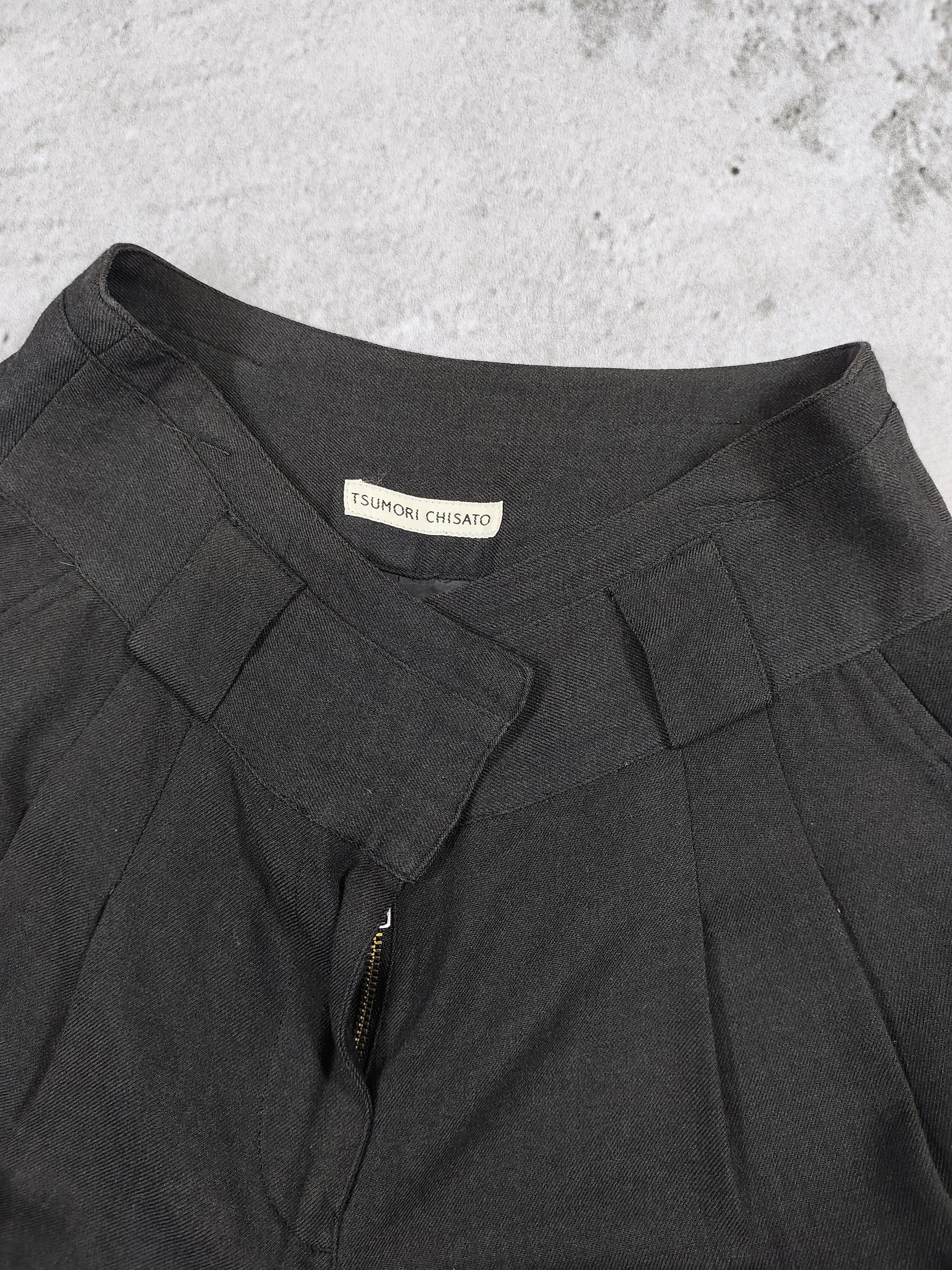 Tsumori Chisato 00s Tsumori Chisato- Minimal Tailored Hem Cuffed High Waist Size 29" - 7 Thumbnail