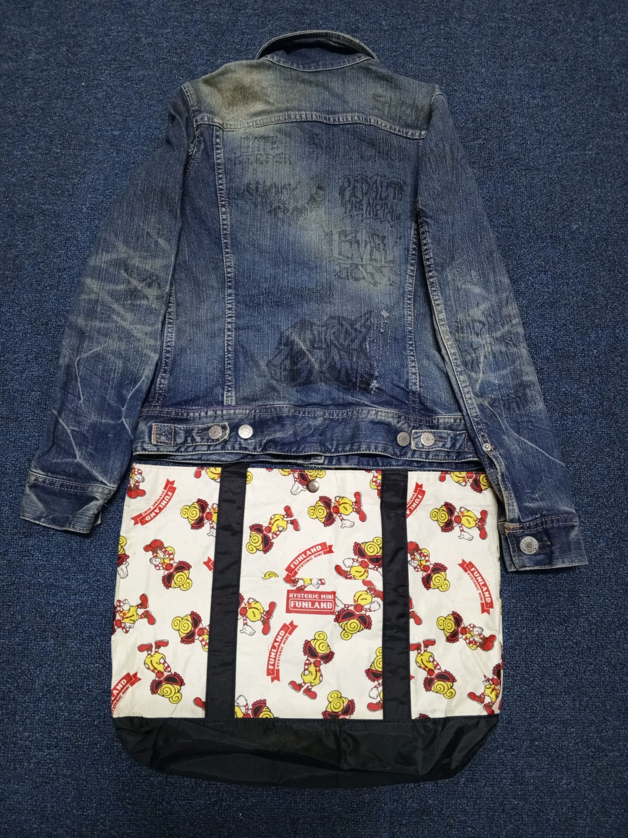 Hysteric Glamour 💥KINKY💥DENIM JEANS HYSTERIC GLAMOUR+TOTE BAG Size XS / US 0-2 / IT 36-38 - 2 Thumbnail