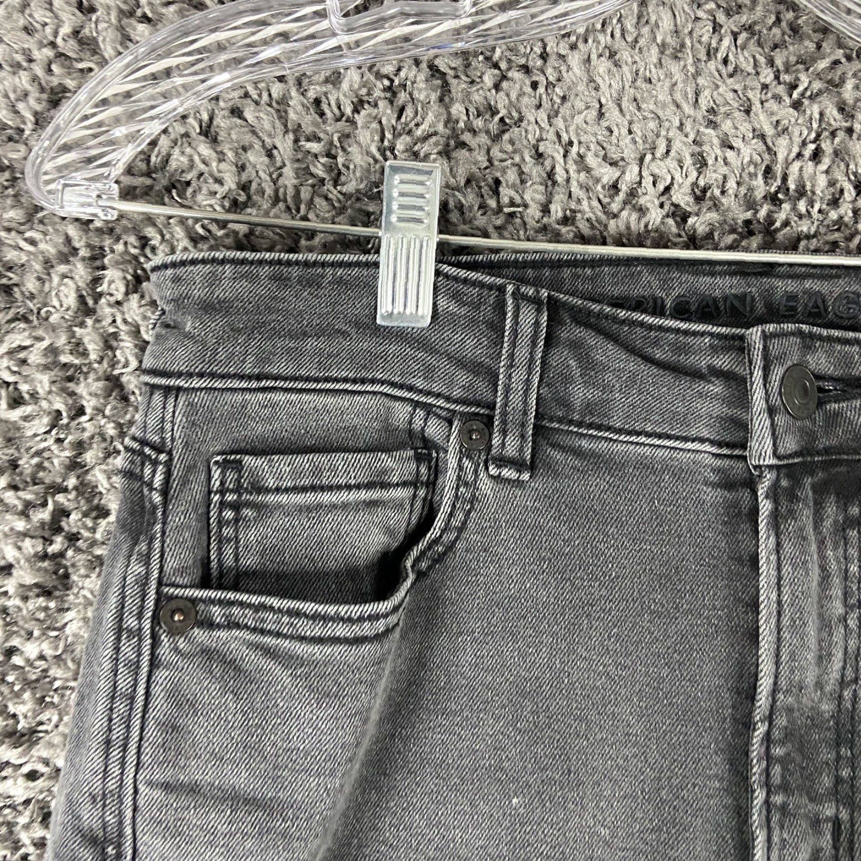 American Eagle Outfitters VINTAGE American Eagle Mom Jeans Black Denim Women’s 4 Size 27" / US 4 / IT 40 - 3 Thumbnail