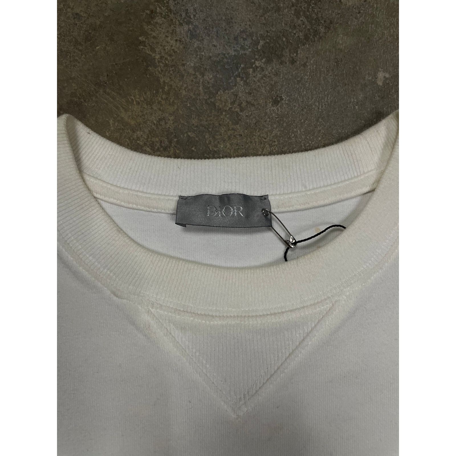 Dior Dior Embroidered Logo Tee White Multi Used XS Size US XS / EU 42 / 0 - 2 Thumbnail