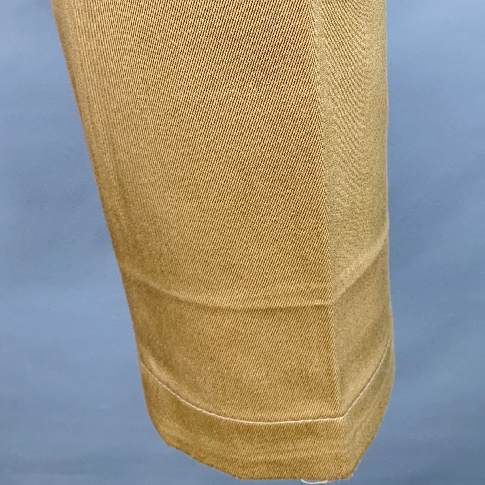 Jil Sander JIL SANDER Size L Tan Cotton Drawstring Casual Pants Size US 36 / EU 52 - 4 Thumbnail
