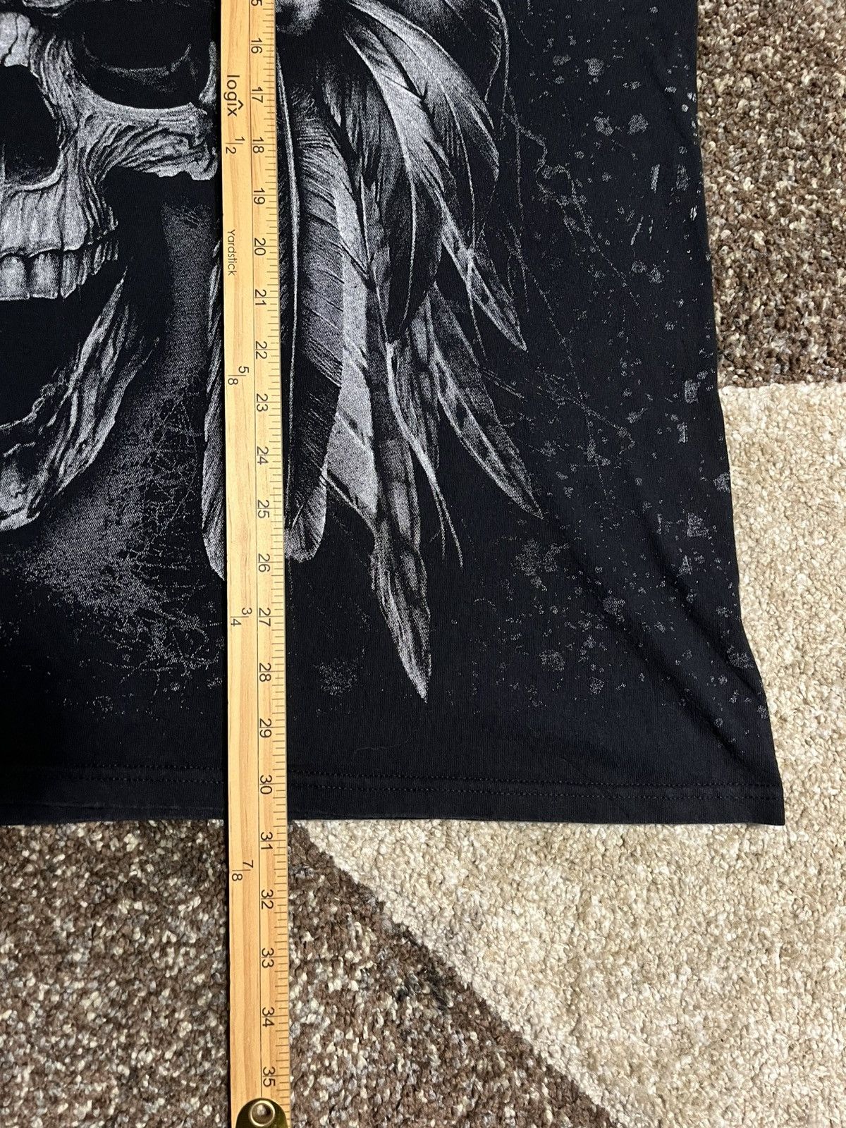 Other Mazatlan, Mexico Y2K Apache Skull AOP Size US XXL / EU 58 / 5 - 5 Thumbnail