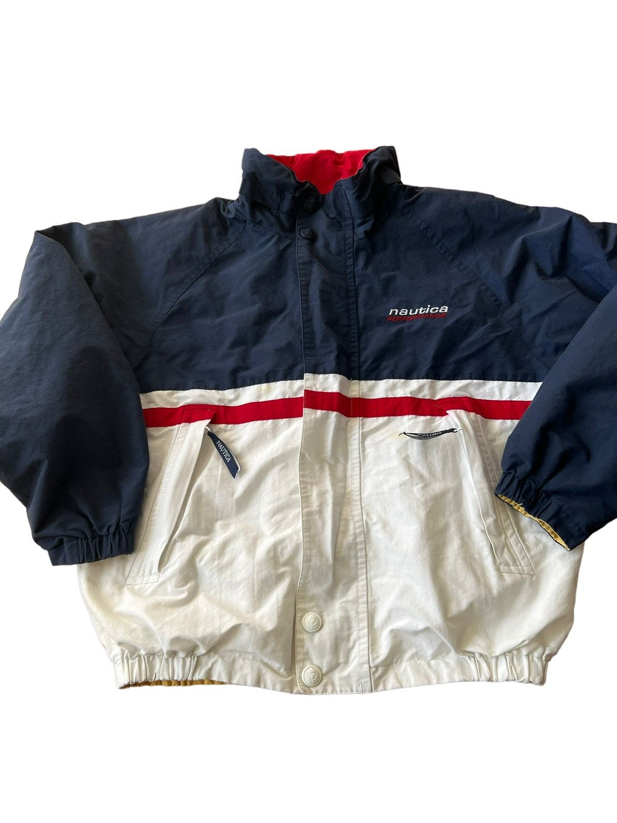Nautica × Vintage Vintage 90s Nautica Reversible Heavy Jacket Down Puff Size US M / EU 48-50 / 2 - 12 Thumbnail