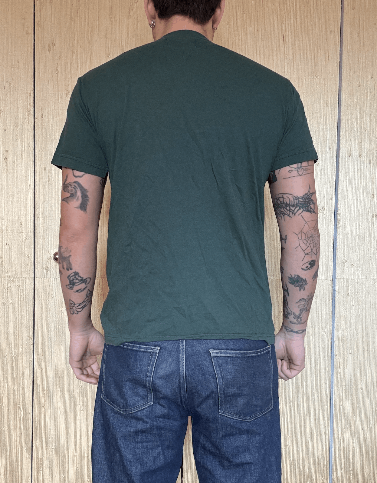 Japanese Brand Shokurashina Green Knit T-Shirt Size US M / EU 48-50 / 2 - 2 Thumbnail