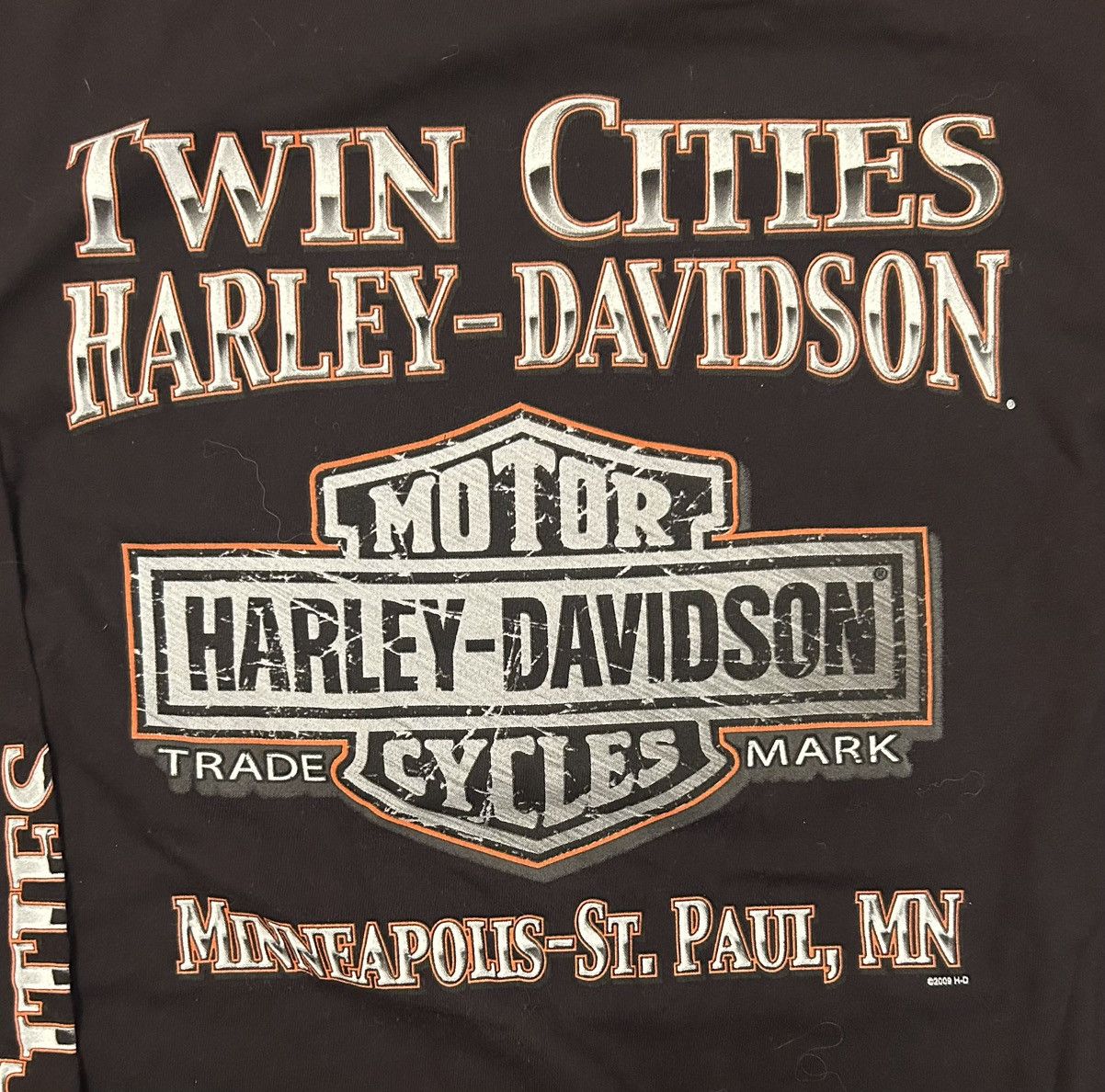 Harley Davidson 2009 Twin Cities Harley-Davidson Long Sleeve Size US XL / EU 56 / 4 - 6 Thumbnail