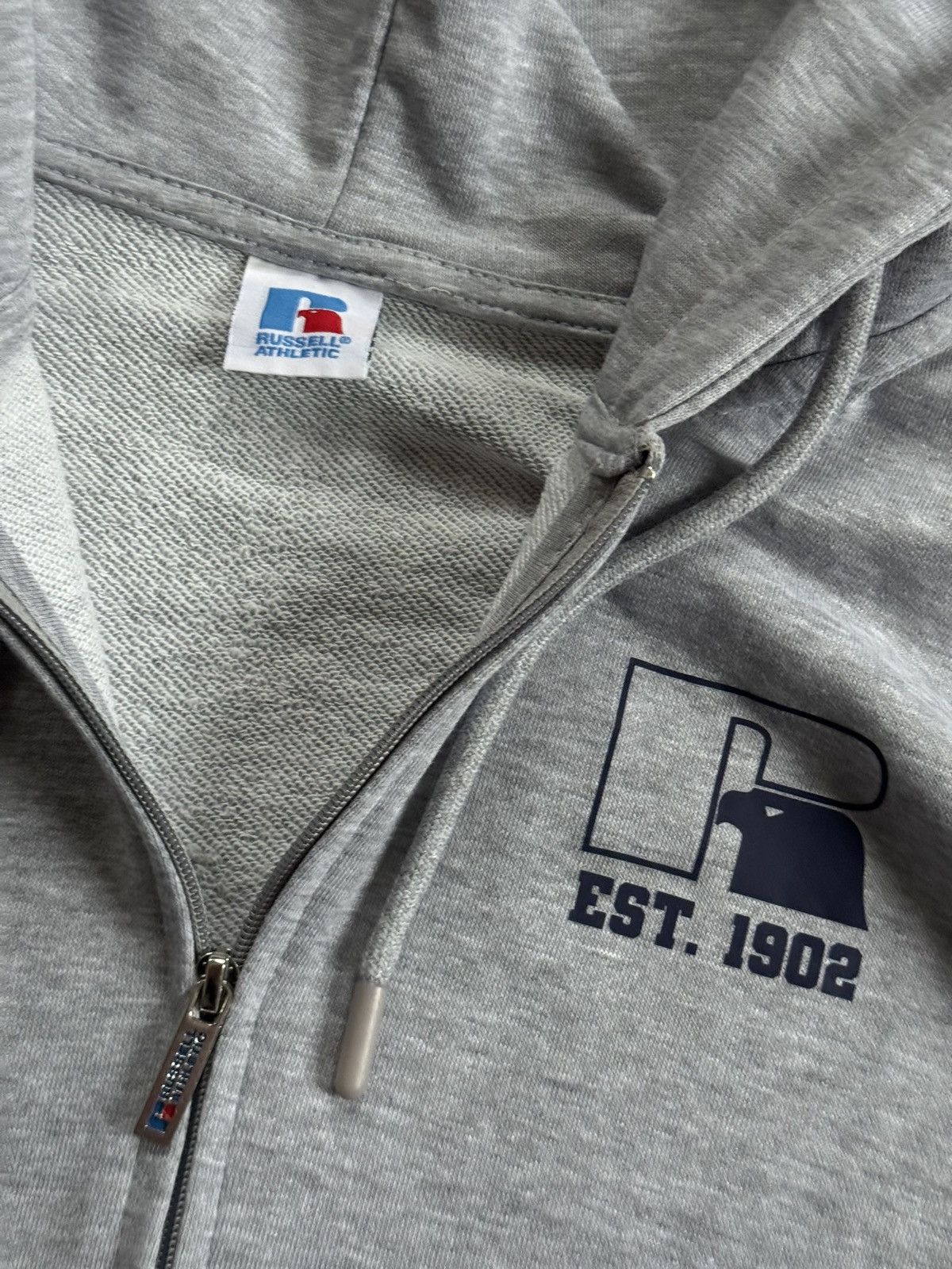 Russell Athletic Russell Athletic big logo zip hoodie long sleeve hooded 00s Size US L / EU 52-54 / 3 - 13 Thumbnail