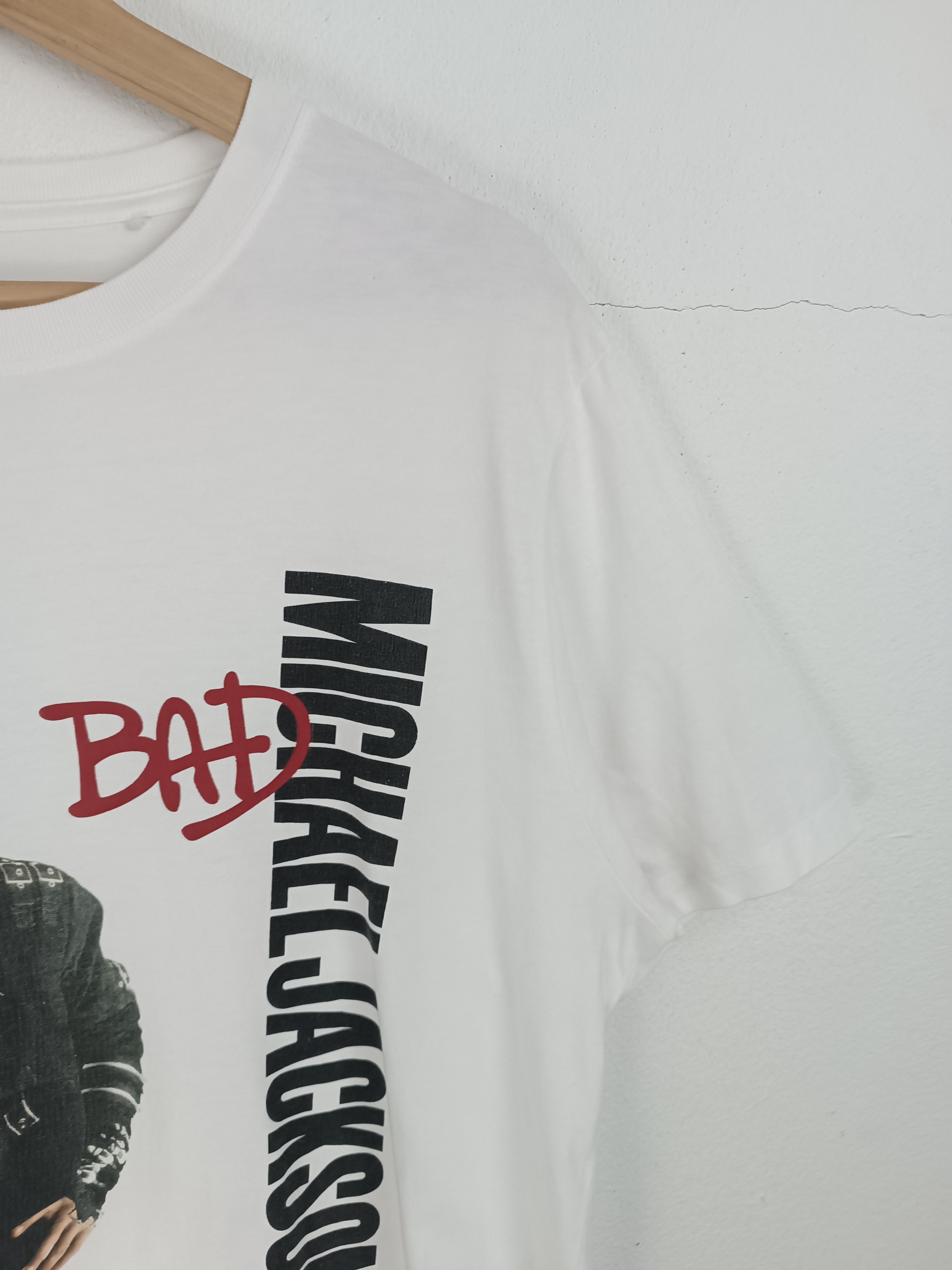 Vintage VINTAGE Y2K MICHAEL JACKSON BAD TEE MADONNA FREDDIE EMINEM Size US L / EU 52-54 / 3 - 6 Thumbnail