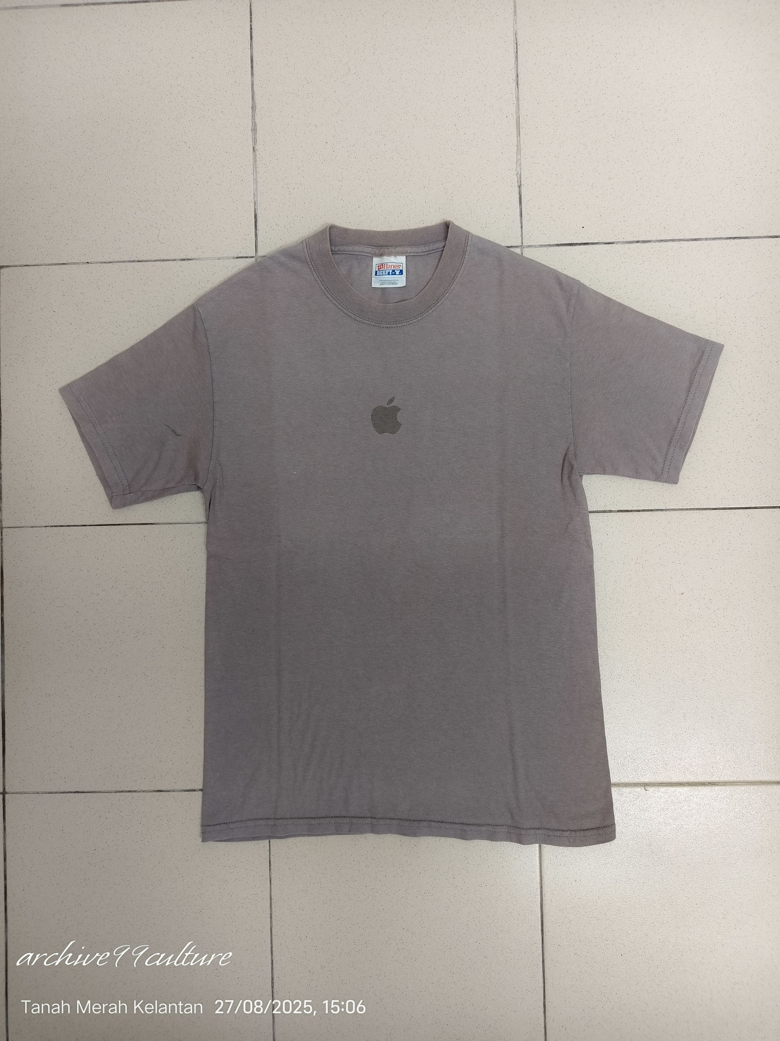 Apple Vintage 90's Apple center logo's earth tone tee Size US S / EU 44-46 / 1 - 1 Thumbnail
