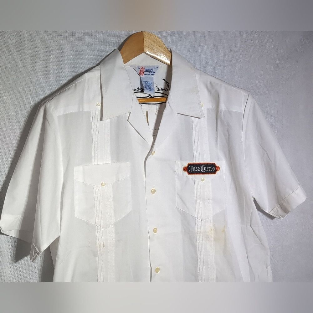 Other 1970s Jose Cuervo Romani Collection NWT Guaybera XL White M Size US XL / EU 56 / 4 - 3 Thumbnail
