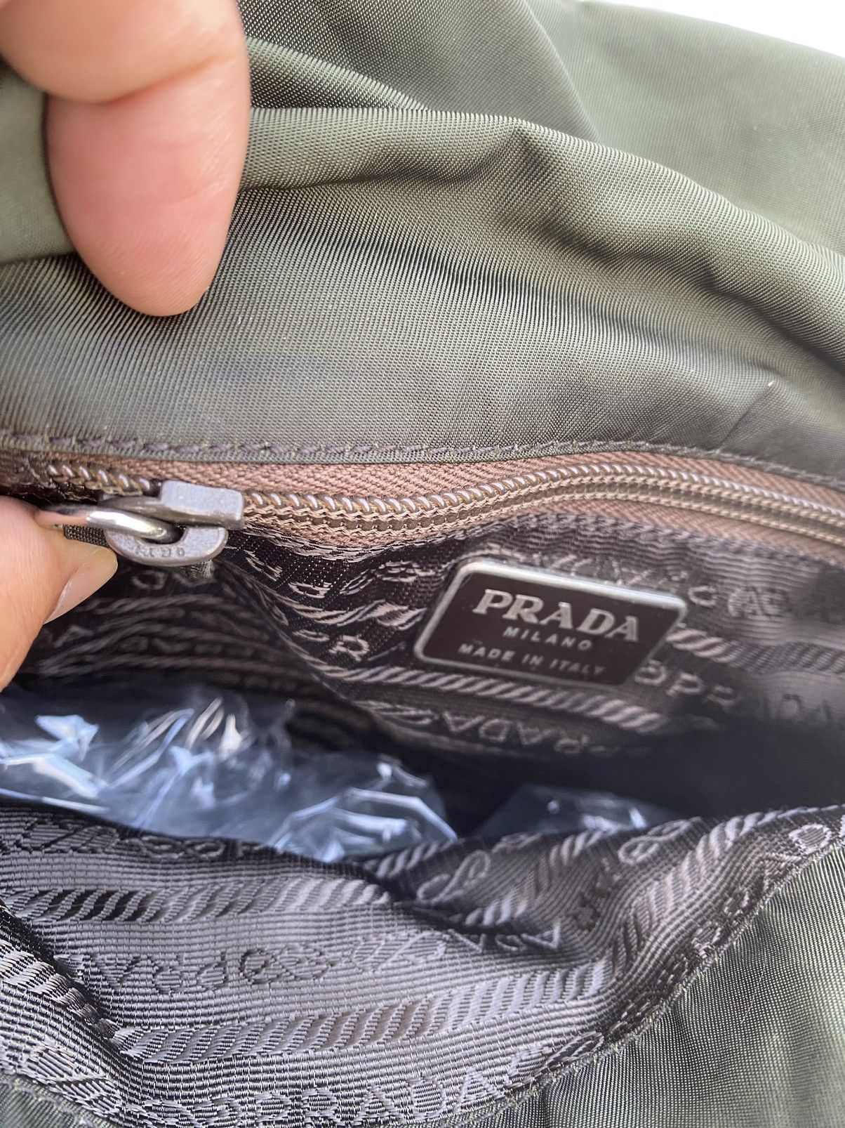 Prada Rare Vintage PRADA Nylon Sling Bang Size ONE SIZE - 19 Thumbnail