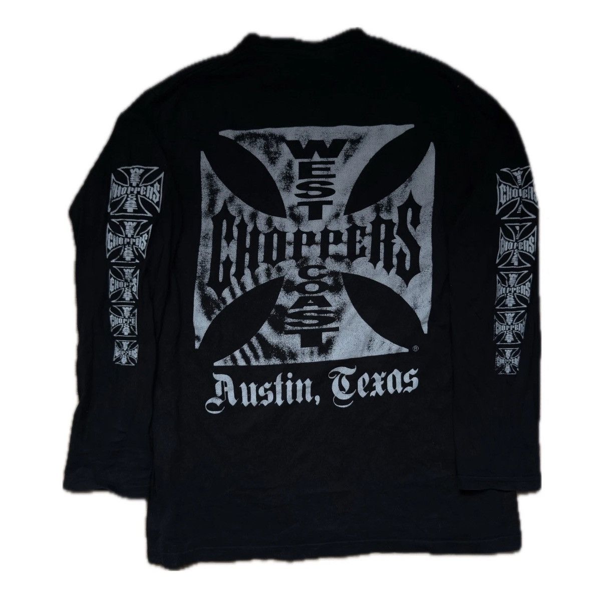 Vintage West Coast Choppers Long Sleeve T-Shirt Black Size M