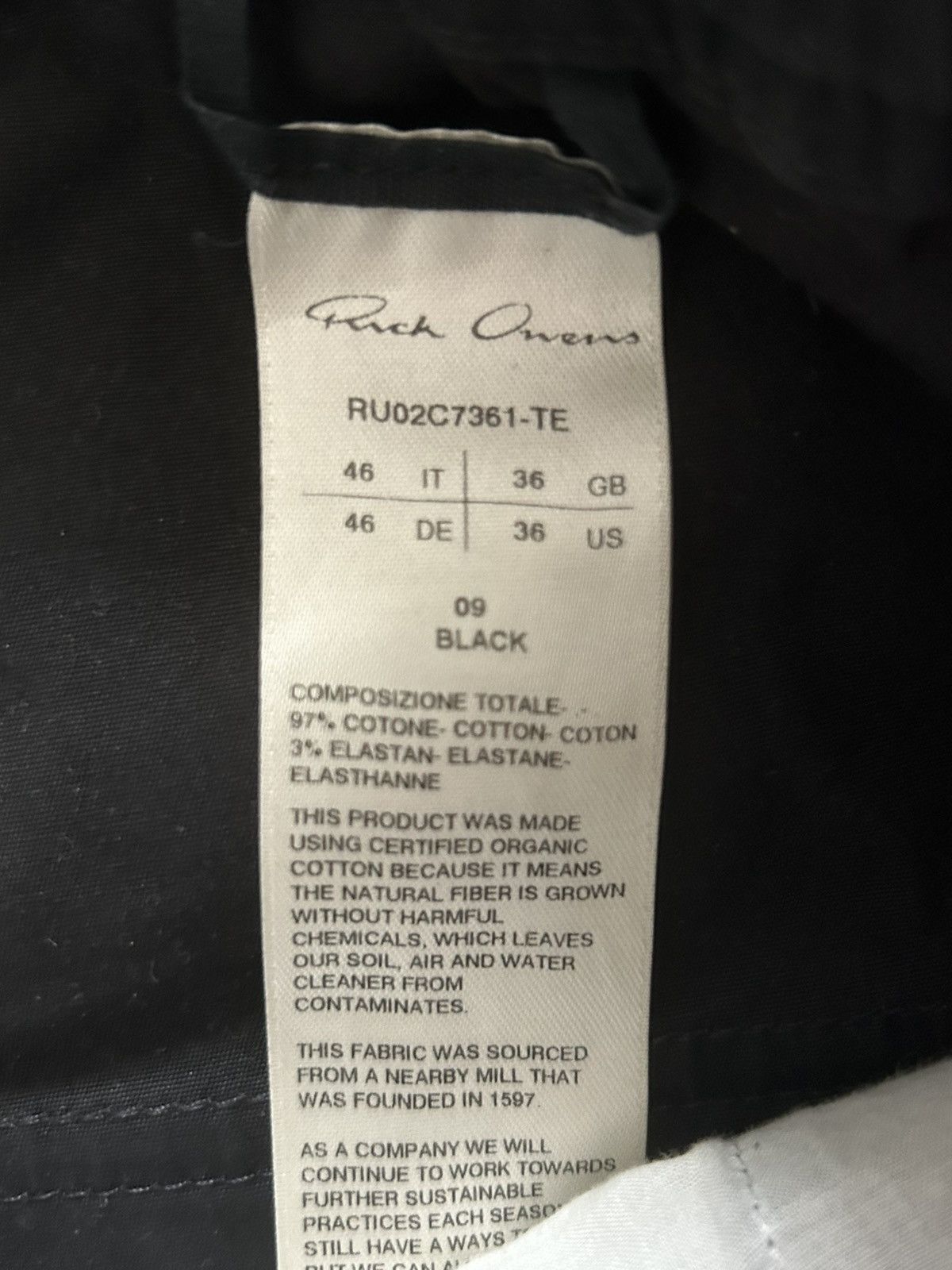 Rick Owens Luxor Bela Pants Size US 30 / EU 46 - 4 Thumbnail