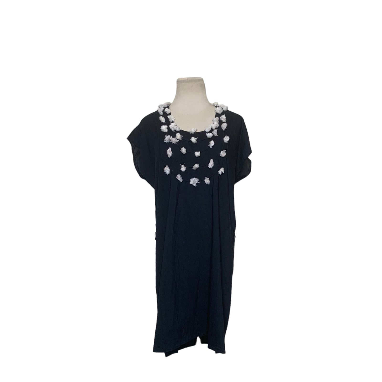 Figue Figue pompon detail short sleeves tunic mini dress size S Size S / US 4 / IT 40 - 7 Thumbnail