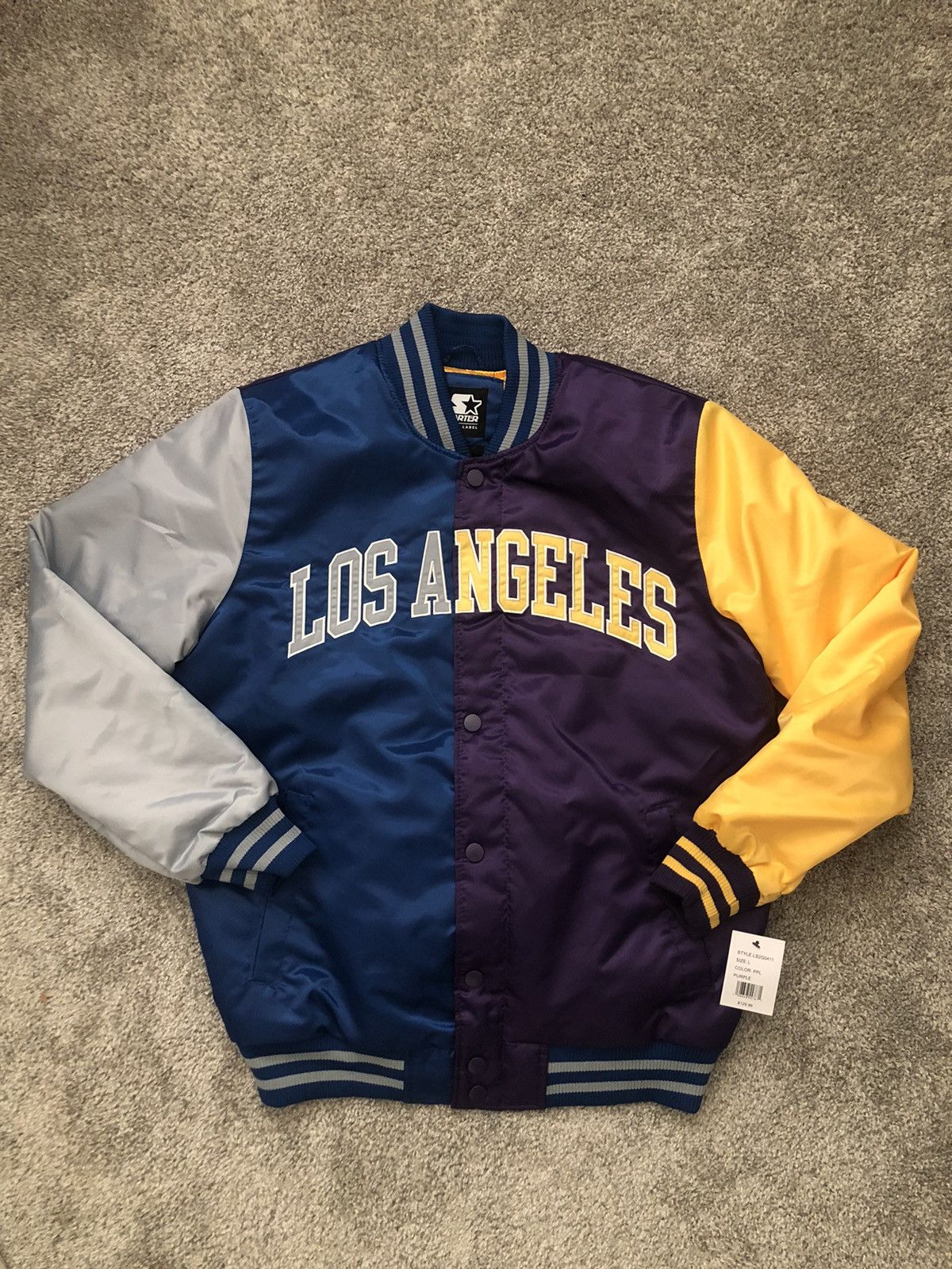 Starter Los Angeles Arch Satin Varsity Jacket