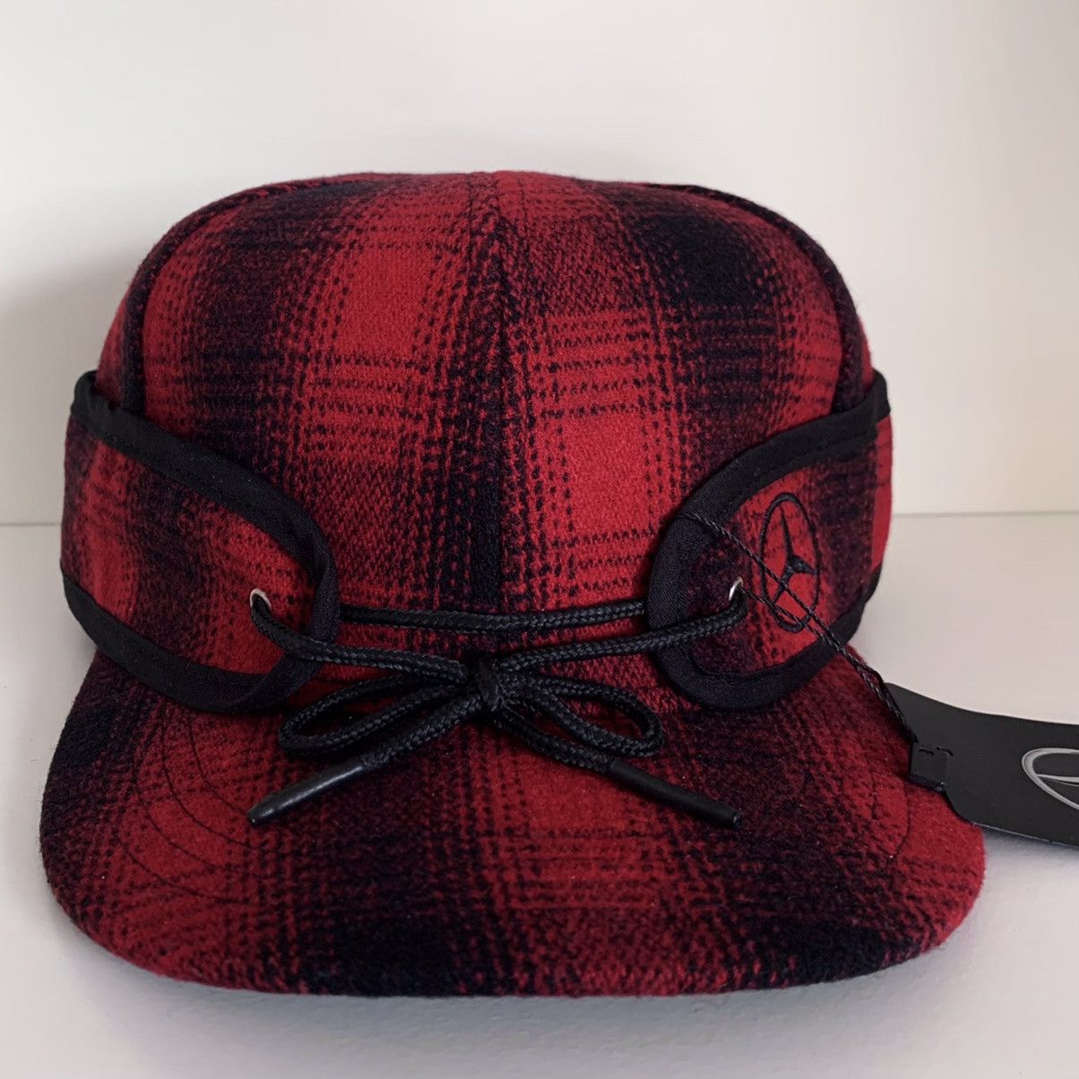 Mercedes-Benz Wool plaid camper cap hat Size ONE SIZE - 2 Thumbnail