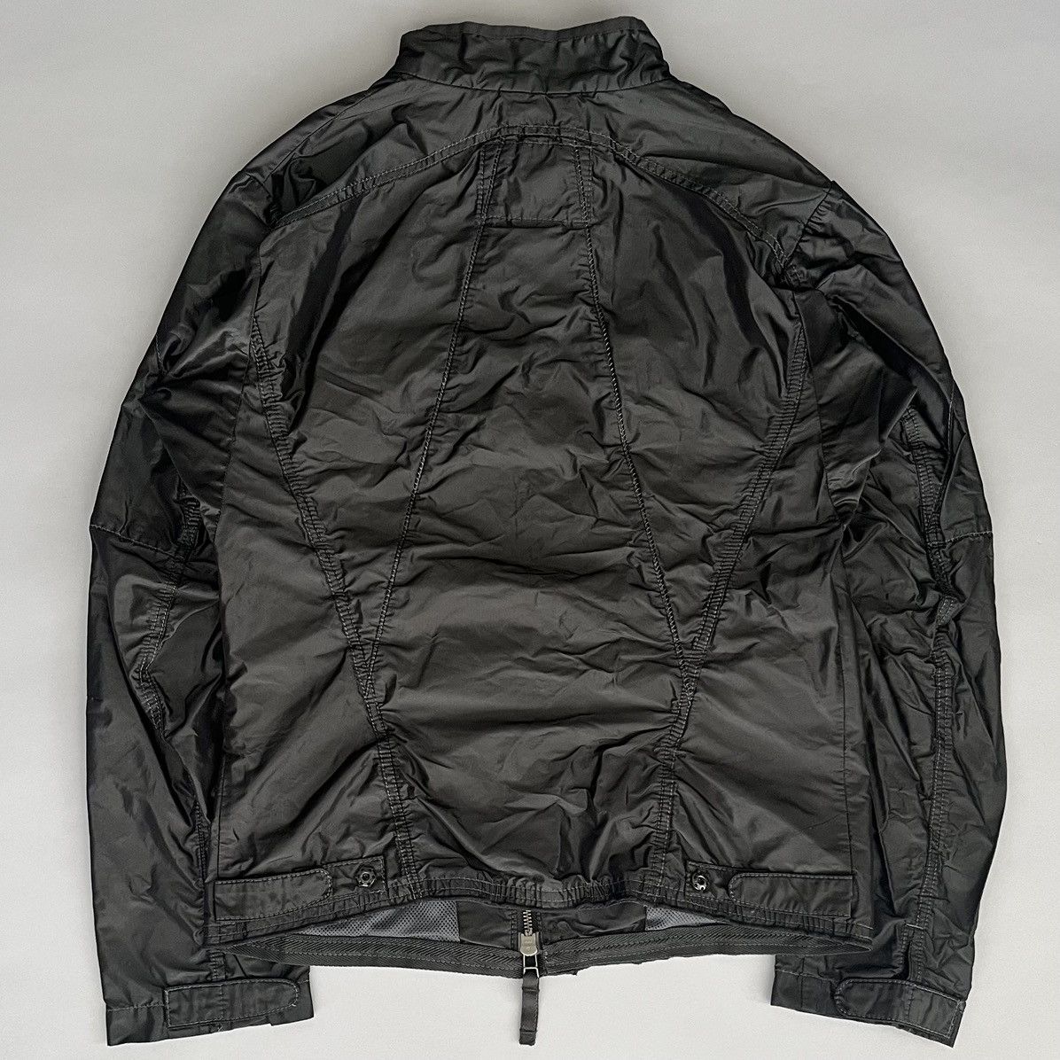 Marithe + Francois Girbaud Marithé + François Girbaud S/S08 Nylon Multi Zip Moto Jacket Size US M / EU 48-50 / 2 - 2 Thumbnail