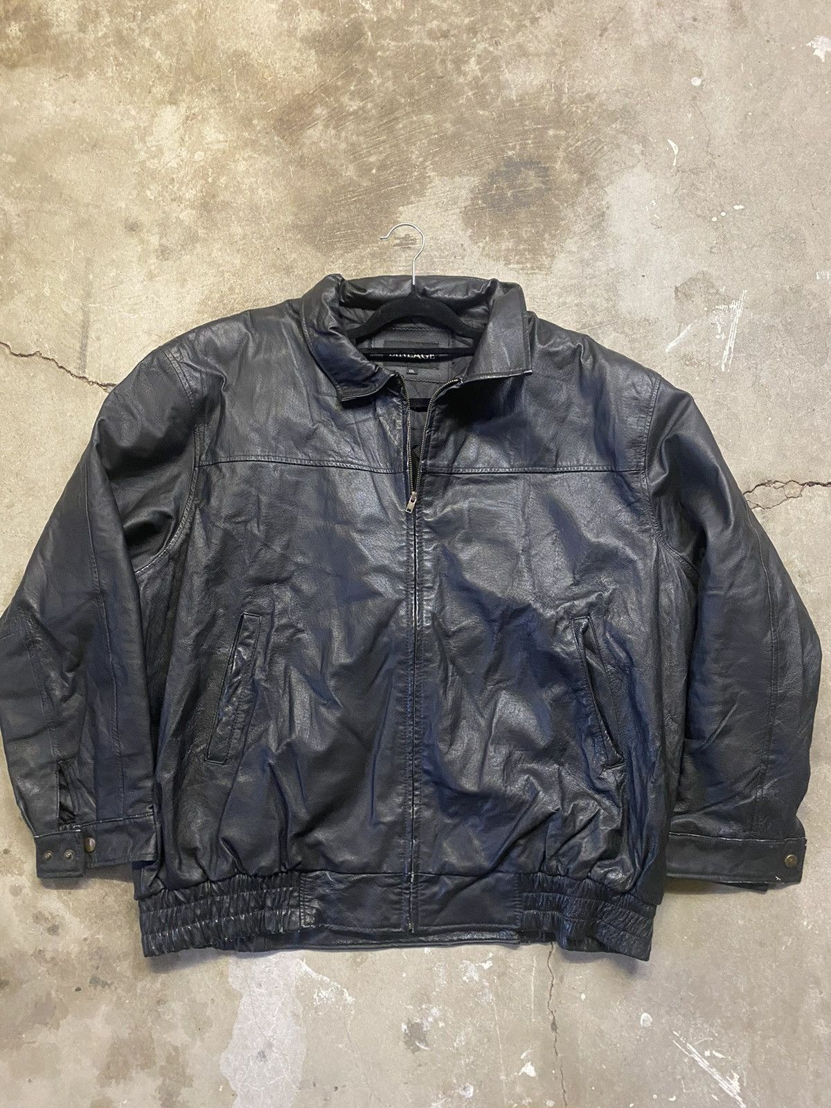 Other Leather bomber jacket paired with Size US XXL / EU 58 / 5 - 2 Thumbnail