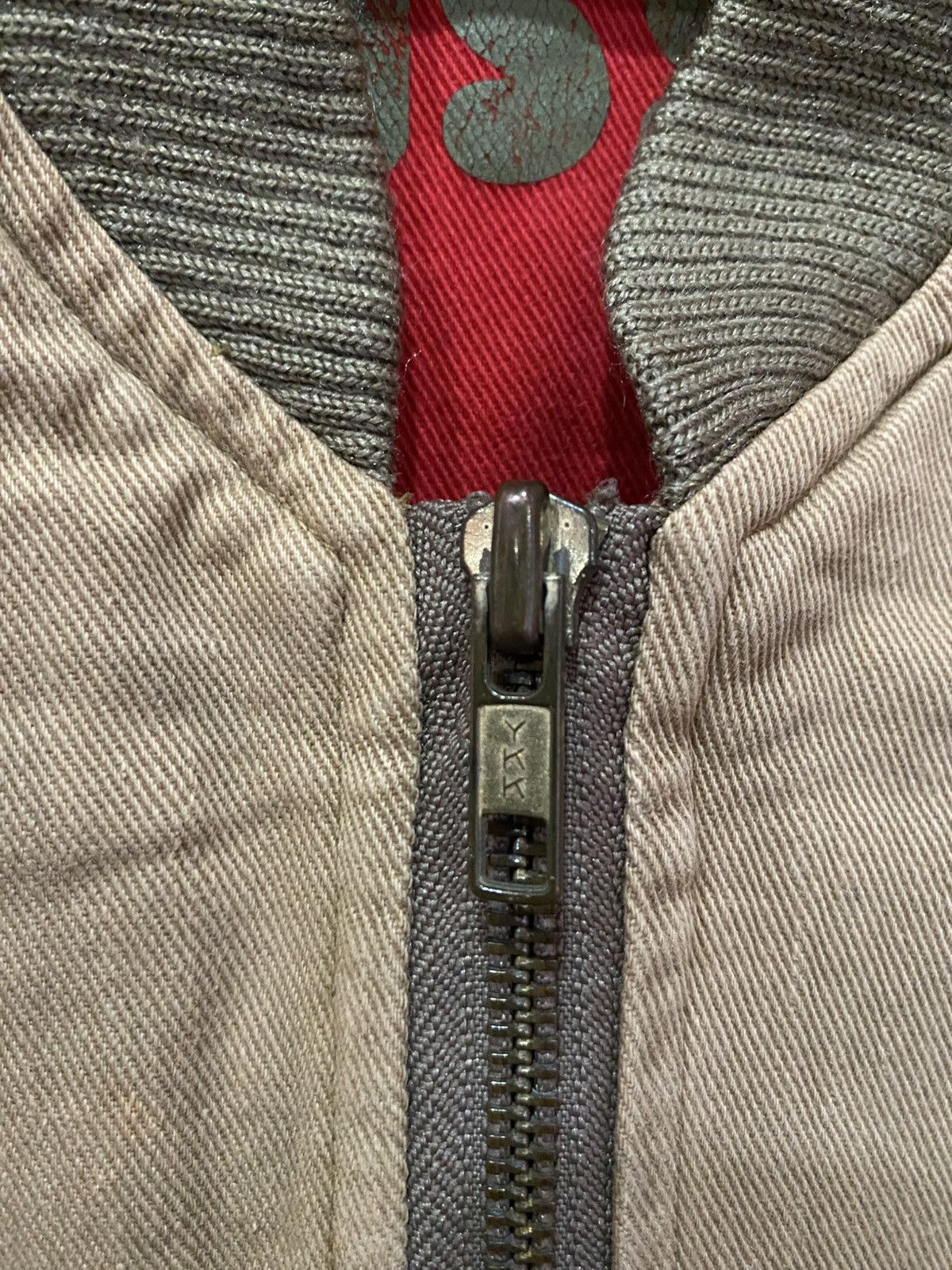 Japanese Brand Vintage “Croissant” Graphic Bomber Jacket Beige/Khaki Casual Size US M / EU 48-50 / 2 - 6 Thumbnail