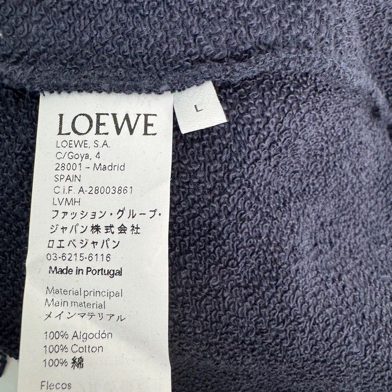 Loewe LOEWE Big logo waterfall hoodie Size L / US 10 / IT 46 - 4 Thumbnail