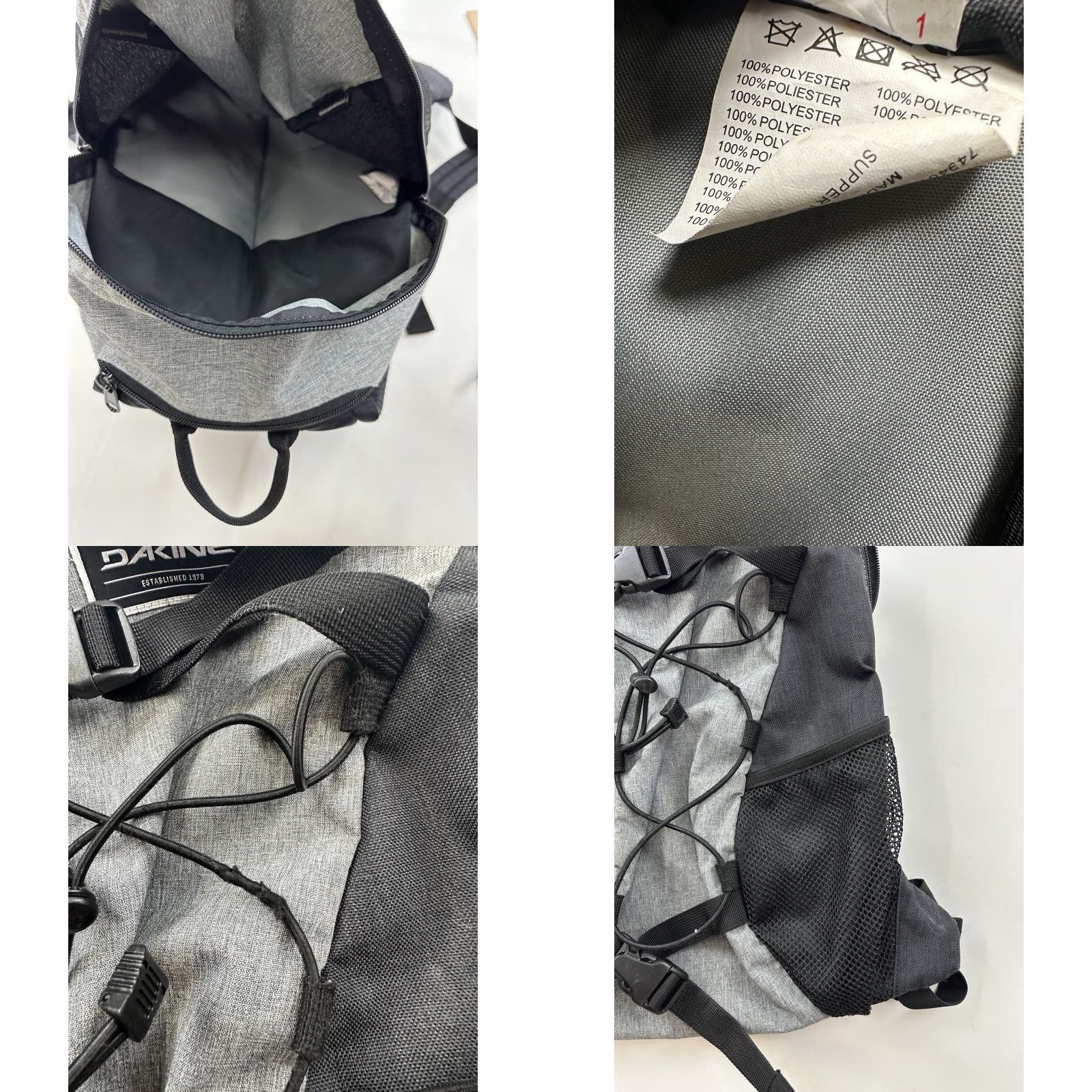 Dakine Dakine USA Theme Gray Backpack Zip Closure Double Straps User: Dakine USA Theme Gray Backpack with Double Straps and Zip Closure Size ONE SIZE - 8 Thumbnail