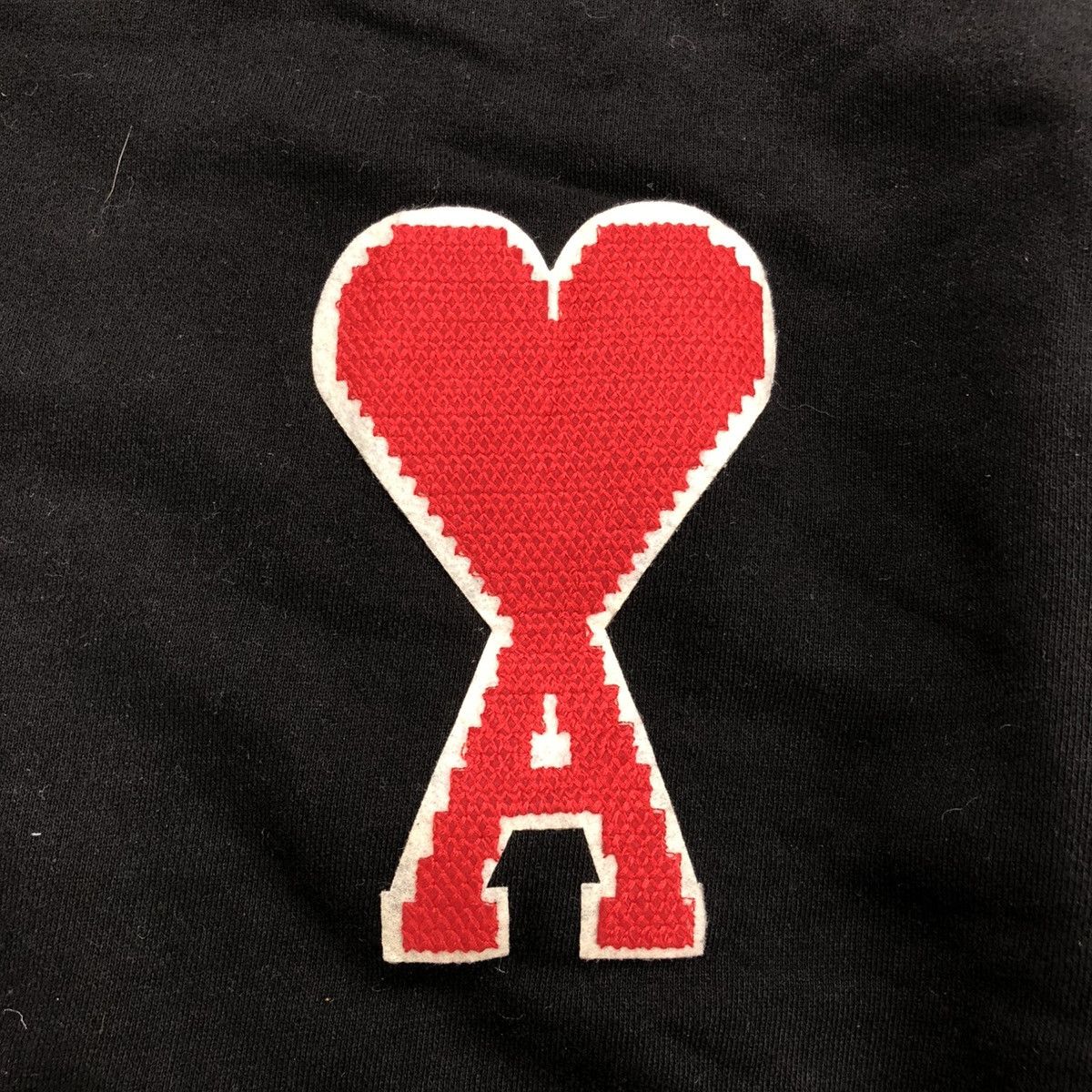 AMI Luxury Ami Alexandre Mattiussi Big Logo Black Sweatshirt Size US M / EU 48-50 / 2 - 8 Thumbnail