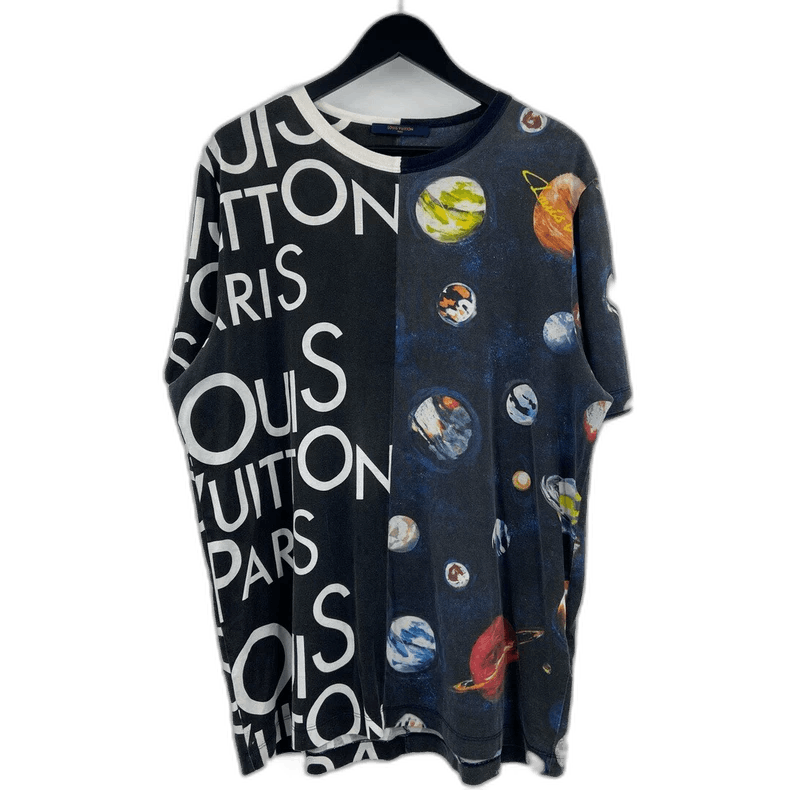 Louis Vuitton Louis Vuitton Planet Print Short Sleeve Shirt Size US XXL / EU 58 / 5 - 1 Thumbnail