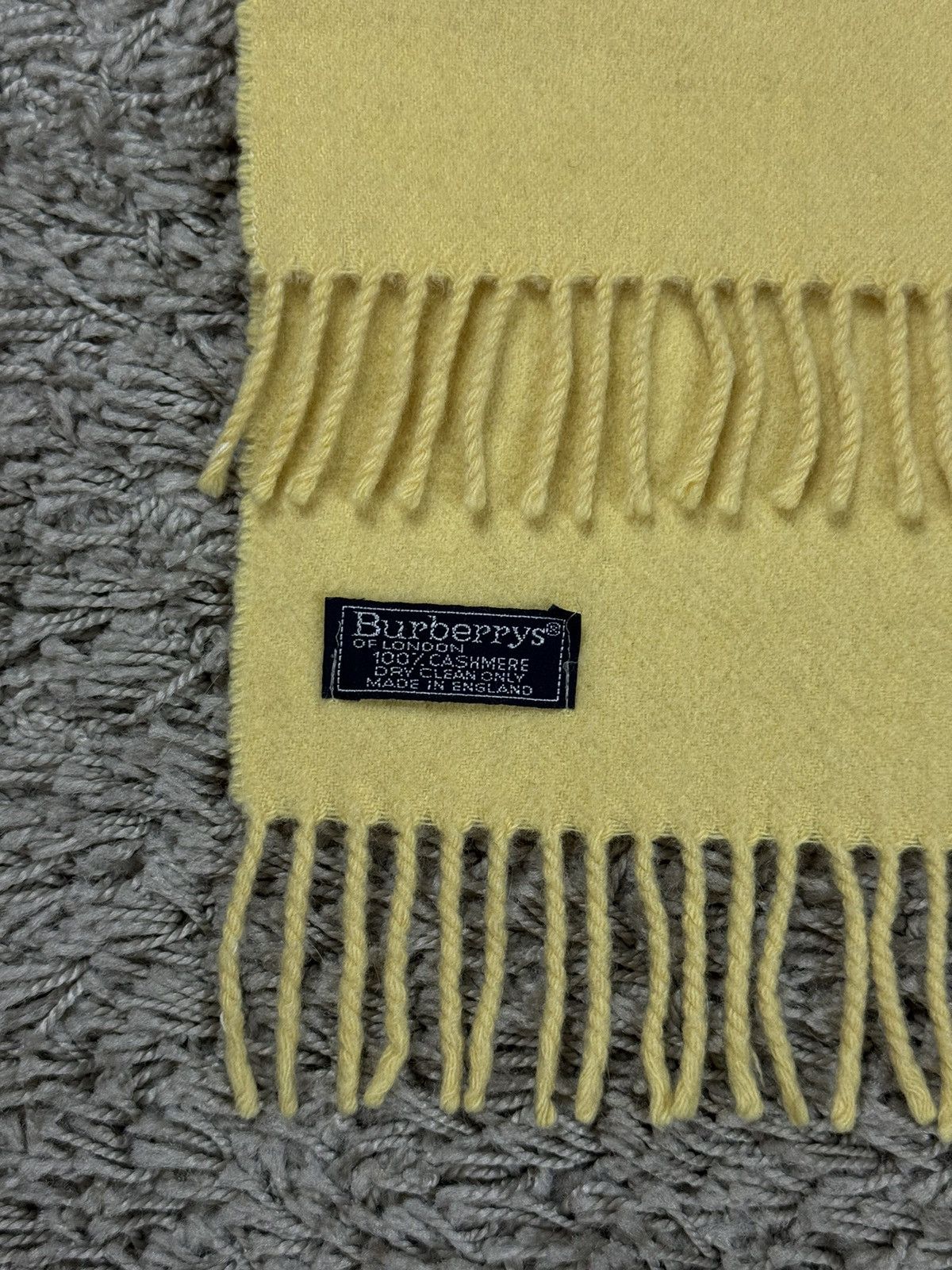 Burberry × Vintage Vintage wool scarf Burberry’s 90s original luxury item Size ONE SIZE - 2 Thumbnail