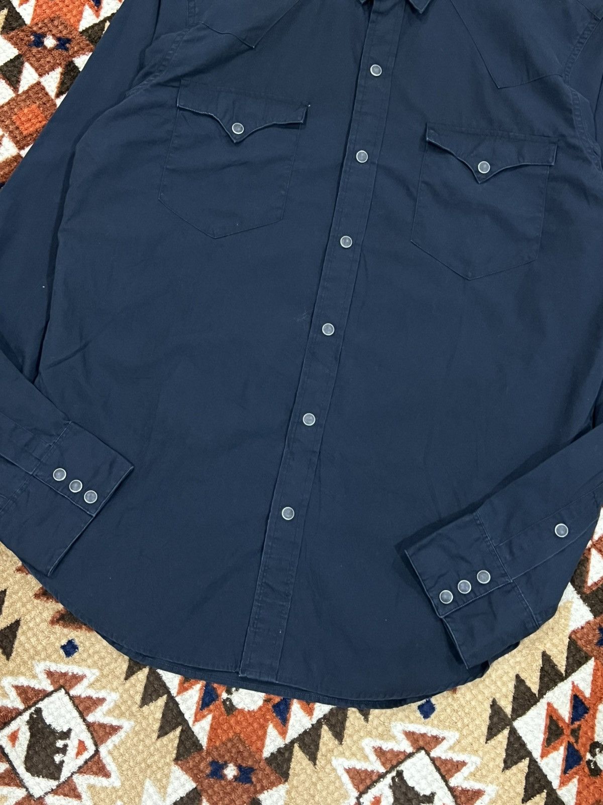 RRL Ralph Lauren RRL Double RL Western Shirt Snap on Button Ralph Lauren Size US L / EU 52-54 / 3 - 4 Thumbnail