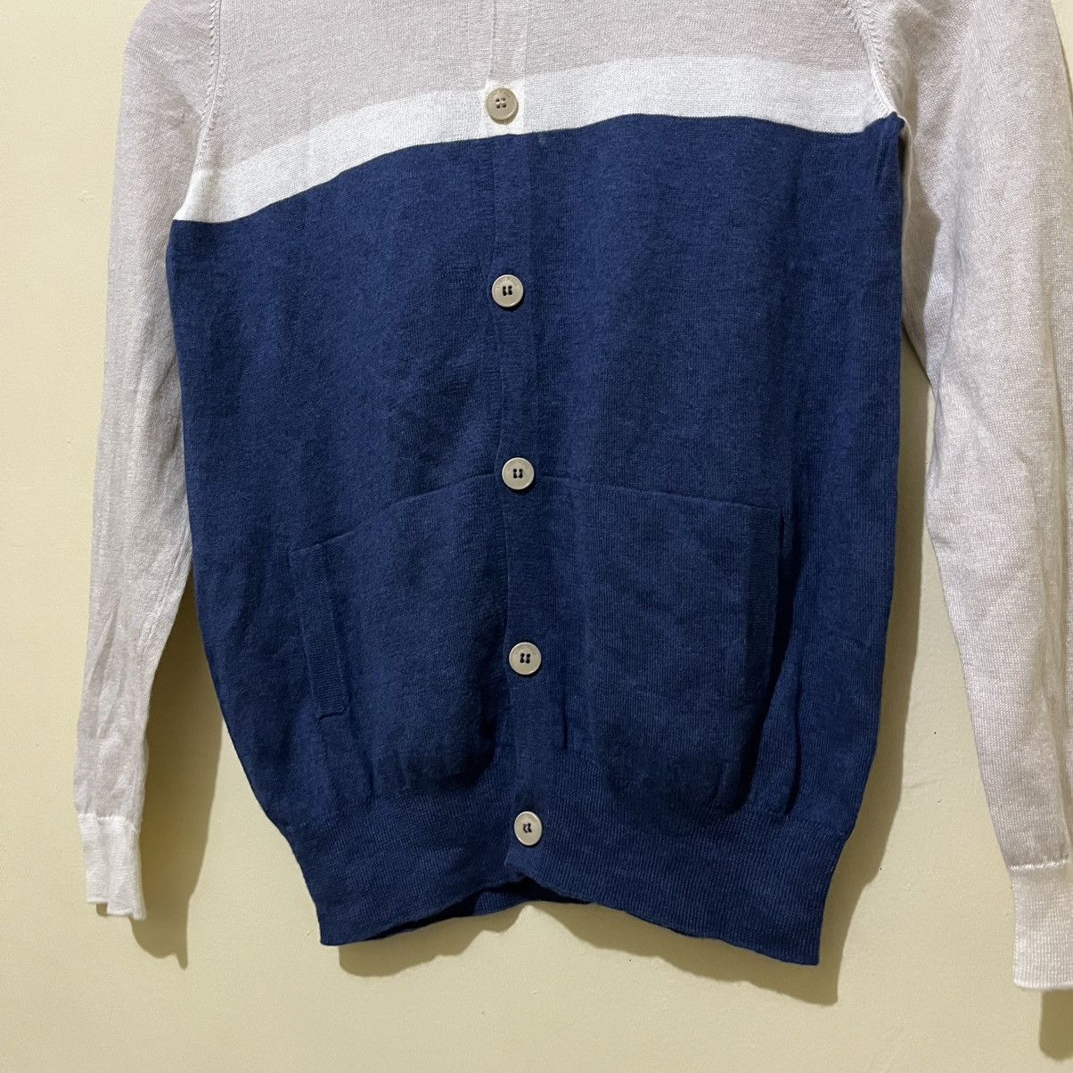 Loro Piana LORO PIANA - COLOR BLOCK CASHMERE HOODED JACKET Size L / US 10 / IT 46 - 5 Thumbnail