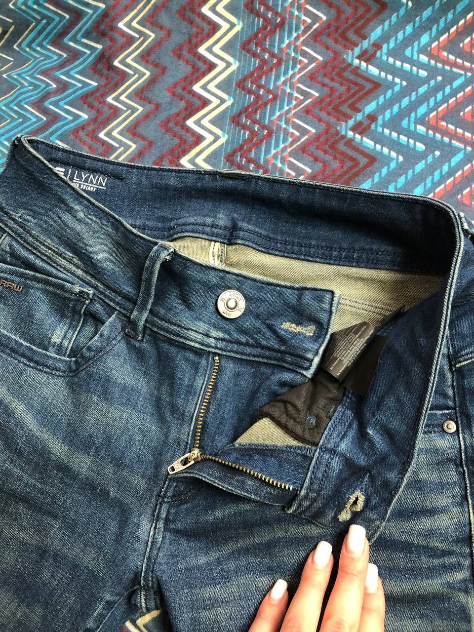 G-Star vintage blue jeans Y2K G-Star Raw LYNN MID SKINNY Size 25" / US 0 / IT 36 - 8 Thumbnail