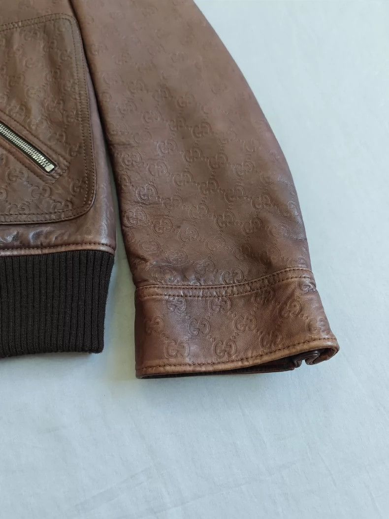 Gucci Gucci Old-fashioned leather jacket 2501-Nextarrow Size US S / EU 44-46 / 1 - 7 Thumbnail