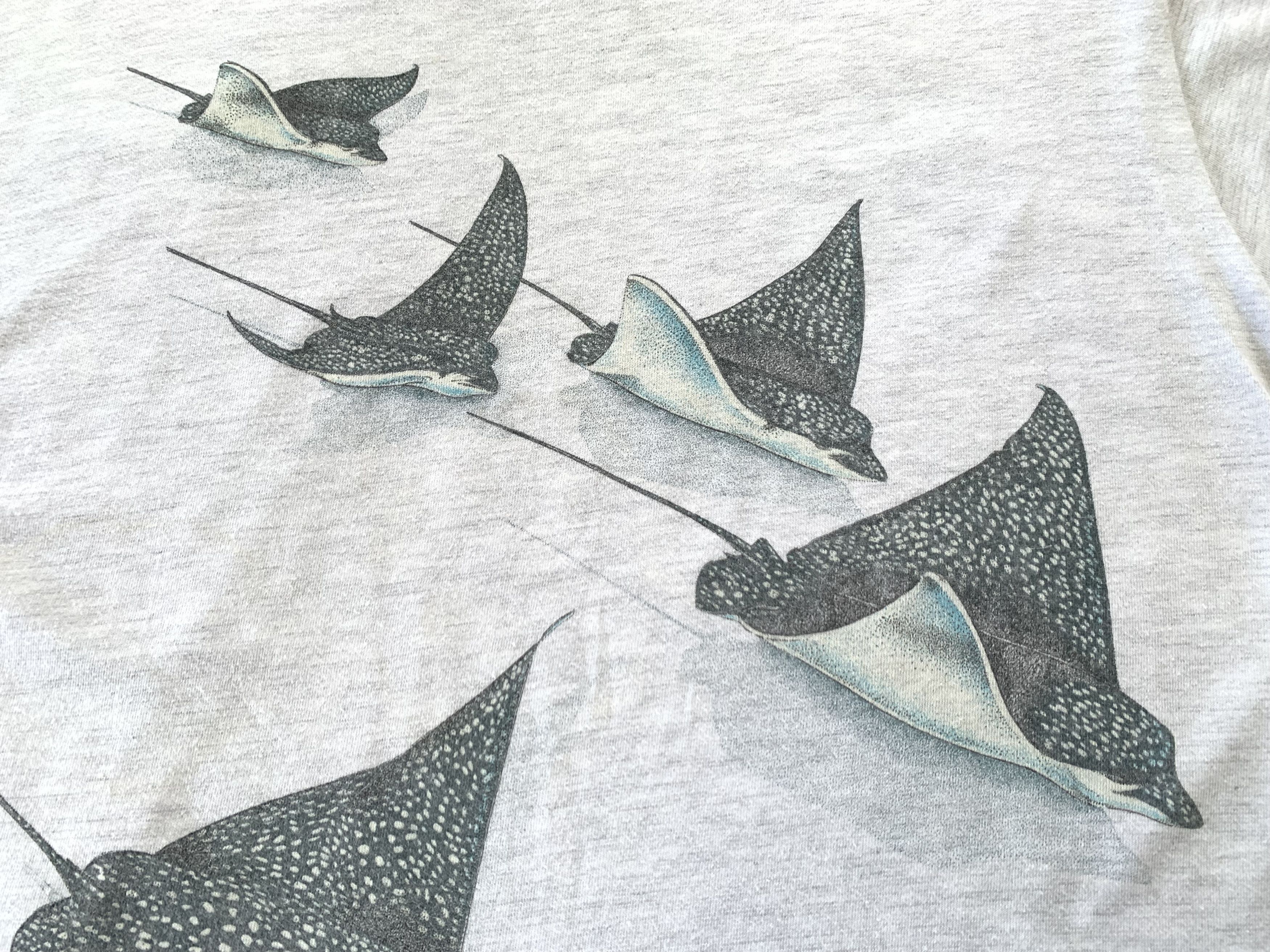 Vintage Vintage Sealife Harlequin 1990 Printed T Shirt Size US XL / EU 56 / 4 - 6 Thumbnail