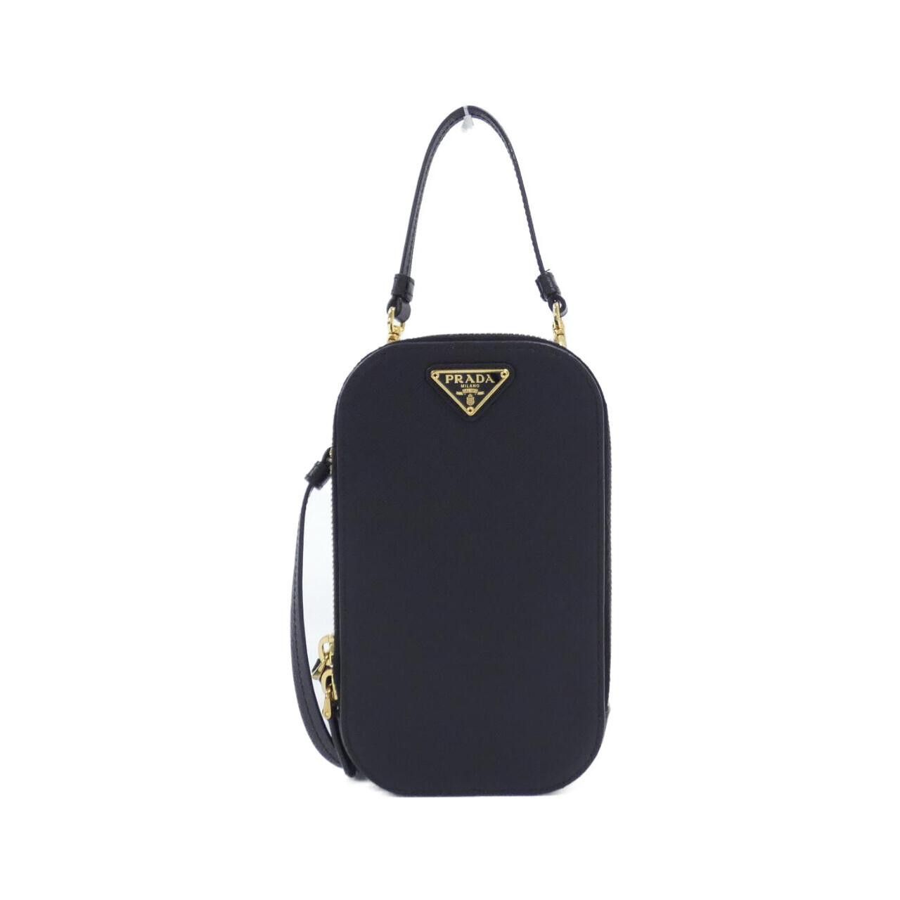 Prada Prada Prada Saffiano Triang Shoulder Bag Leather Shoulder Bag 1DH030 DUTY FREE for USA Size ONE SIZE - 1 Thumbnail