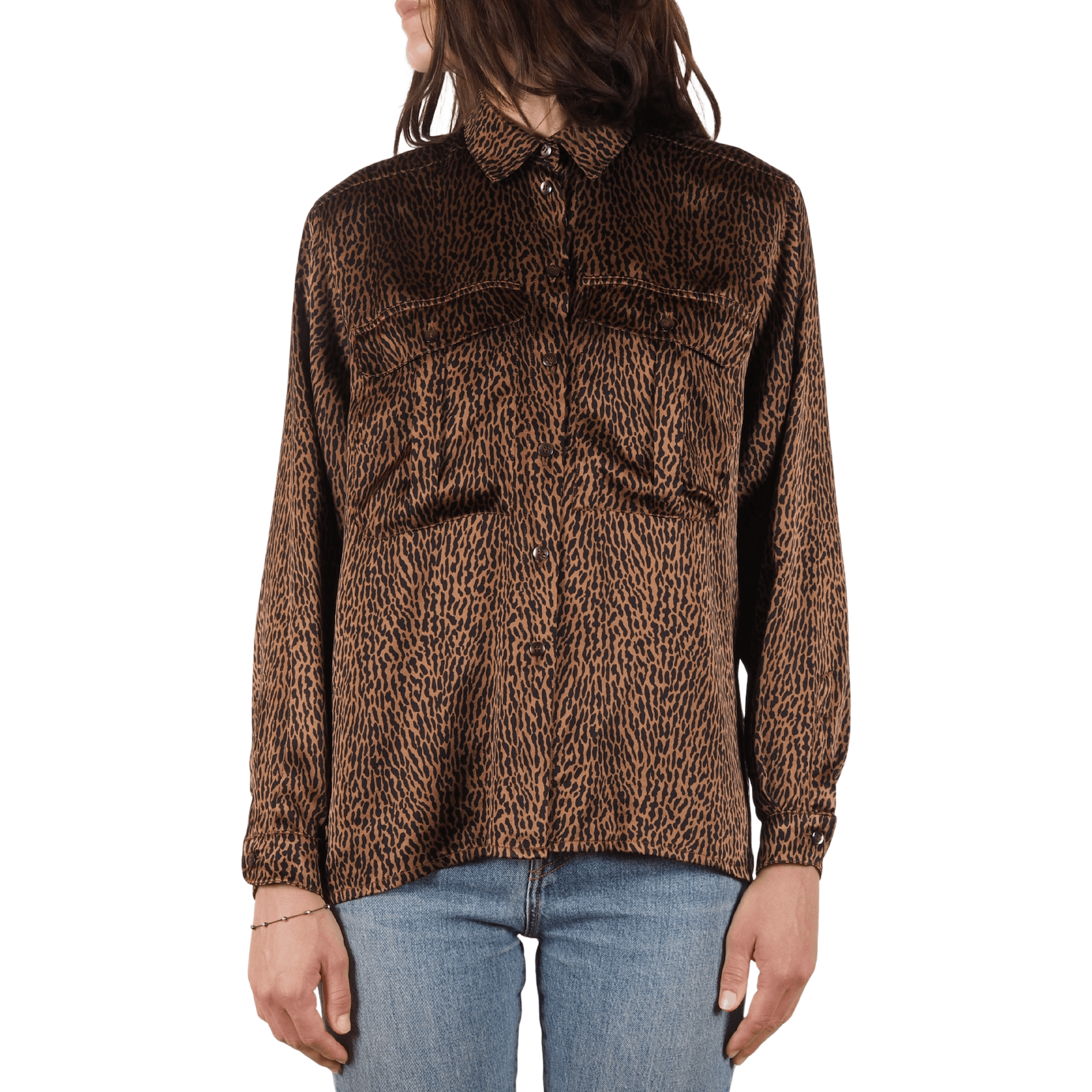 Escada Escada Vintage Silk Leopard Print Button-Up Blouse Size XL / US 12-14 / IT 48-50 - 1 Thumbnail