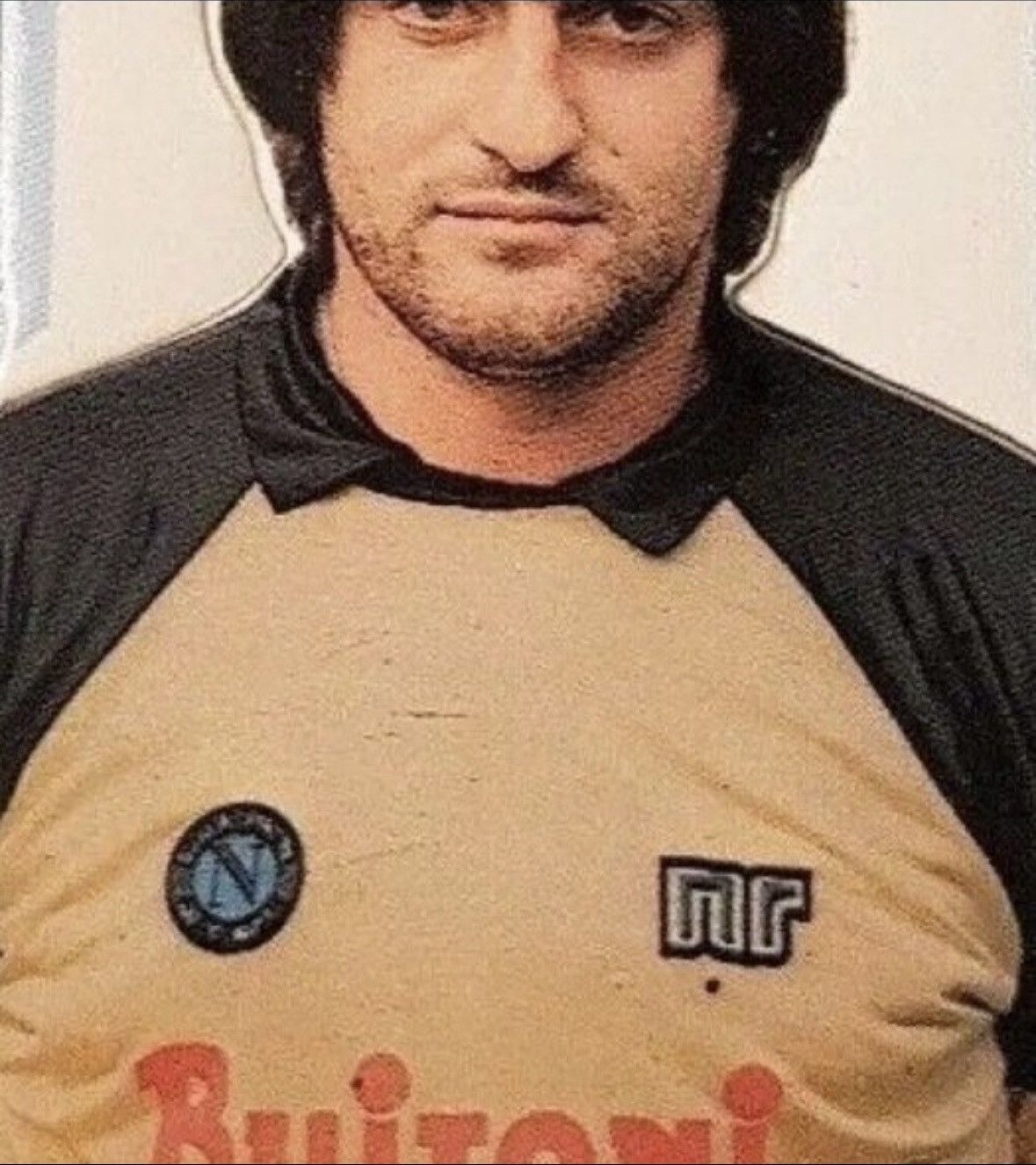 Vintage 1985 1986 Napoli Vintage Goalkeeper Long Kit Soccer Jersey Size US L / EU 52-54 / 3 - 2 Thumbnail