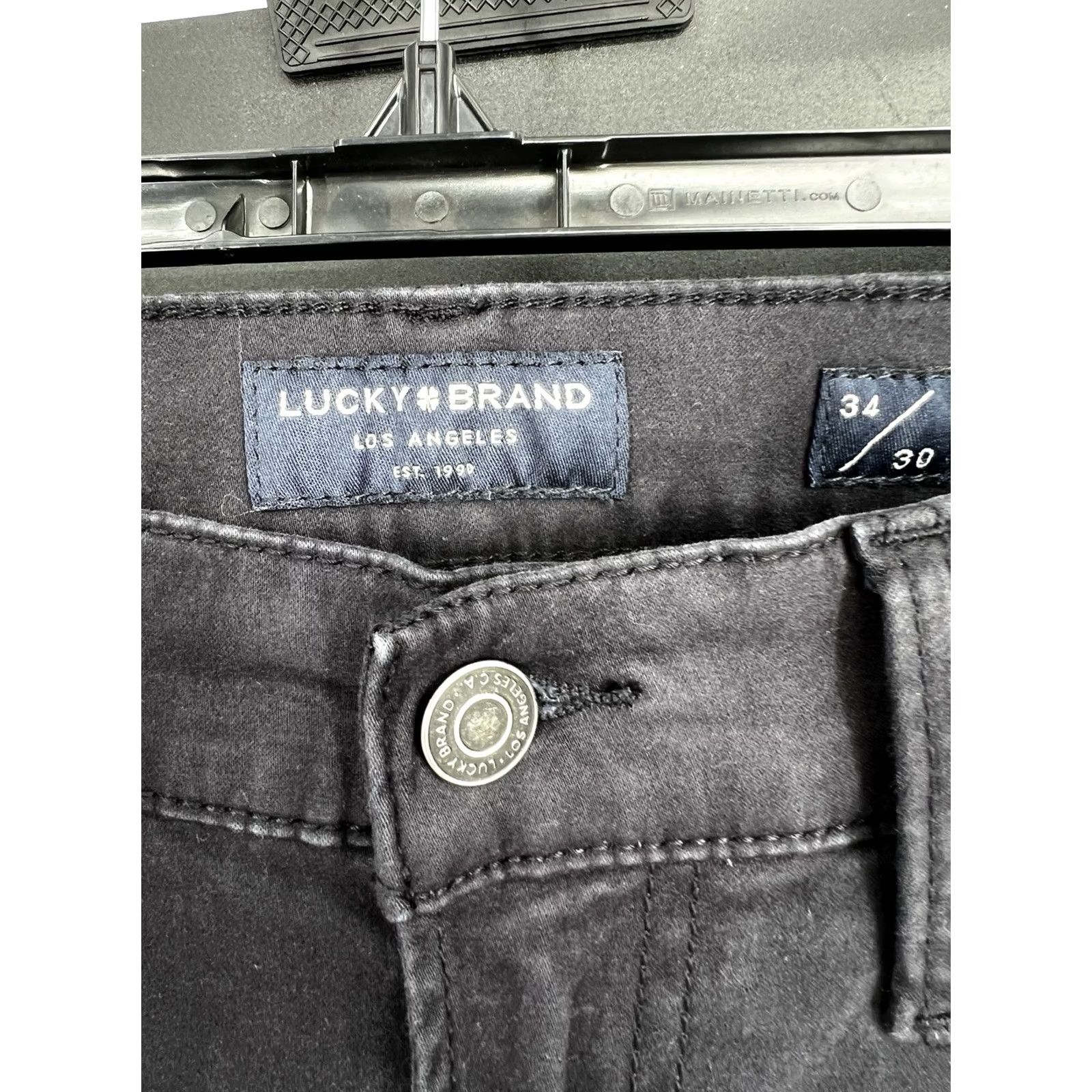 Lucky Brand Lucky Brand Pants Mens 34 Blue Size 34x30 Stretch Casual Dark Wash Size US 34 / EU 50 - 2 Thumbnail