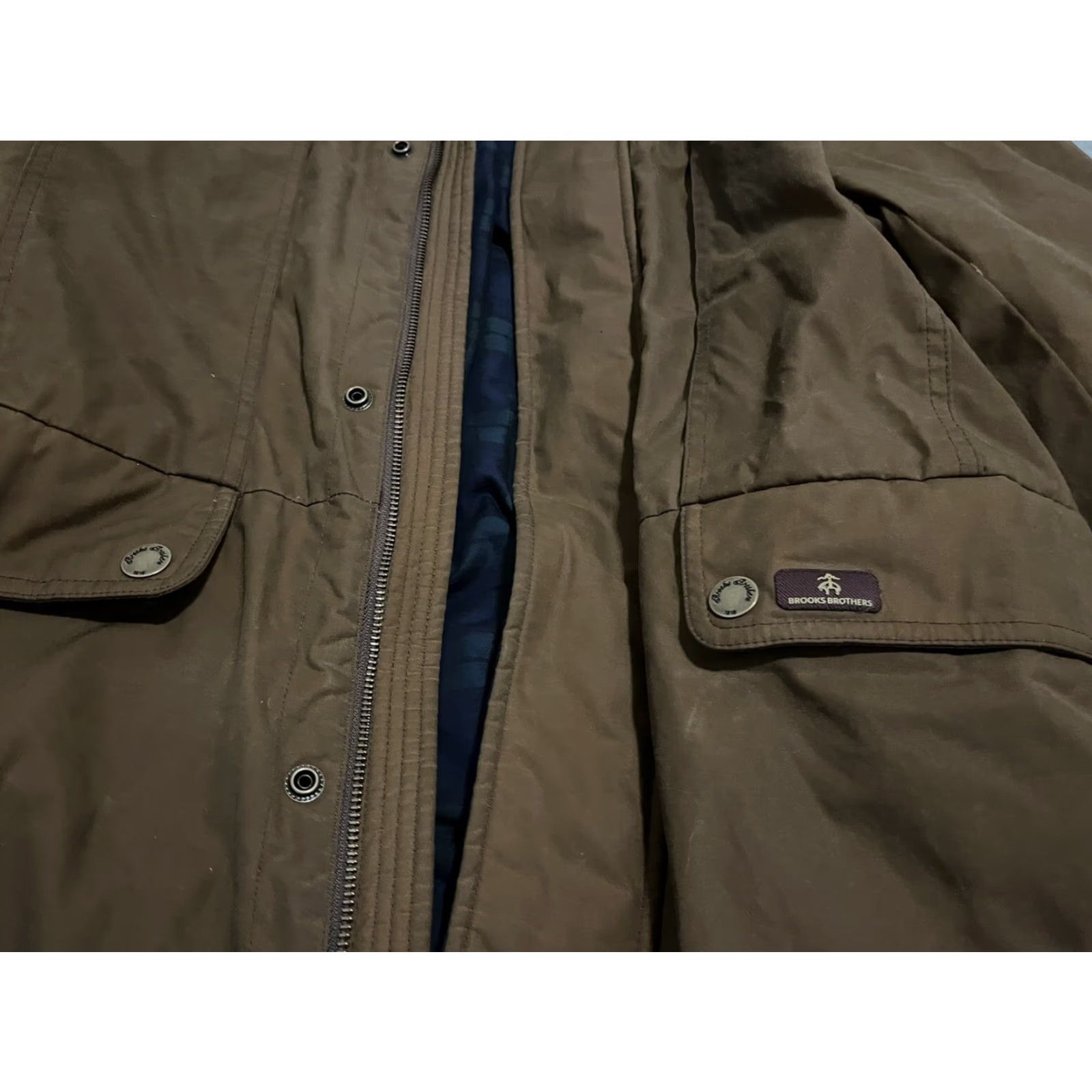 Brooks Brothers Brooks Brothers Jacket Mens 2XL Brown Thermore British Millerain Co Coat Outer Shell Cotton Size US XXL / EU 58 / 5 - 7 Thumbnail