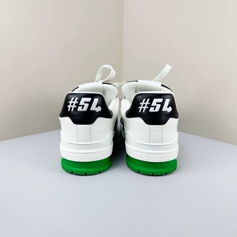 Louis Vuitton Louis Vuitton Black and green print Trainer casual shoes Size US 9 / EU 42 - 3 Thumbnail
