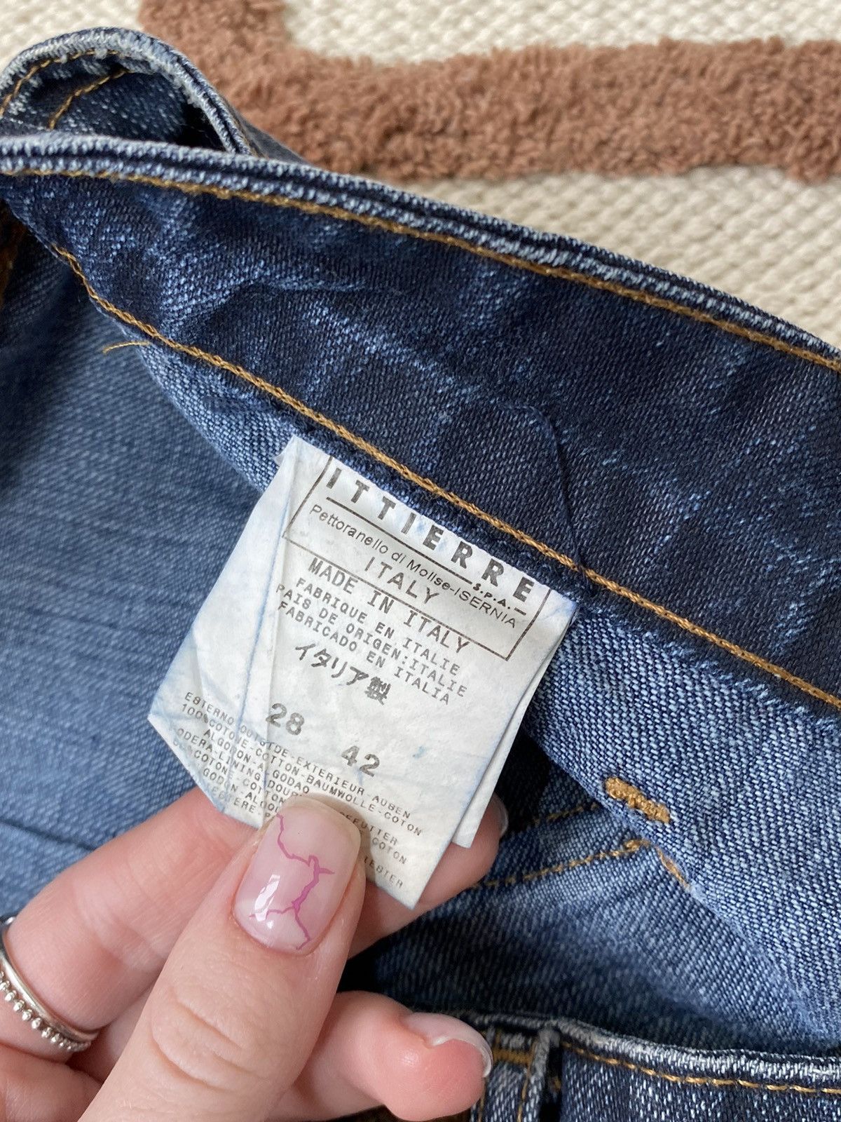 Roberto Cavalli WASHED ROBERTO CAVALLI DEMIN PANTS Size 28" / US 6 / IT 42 - 7 Thumbnail