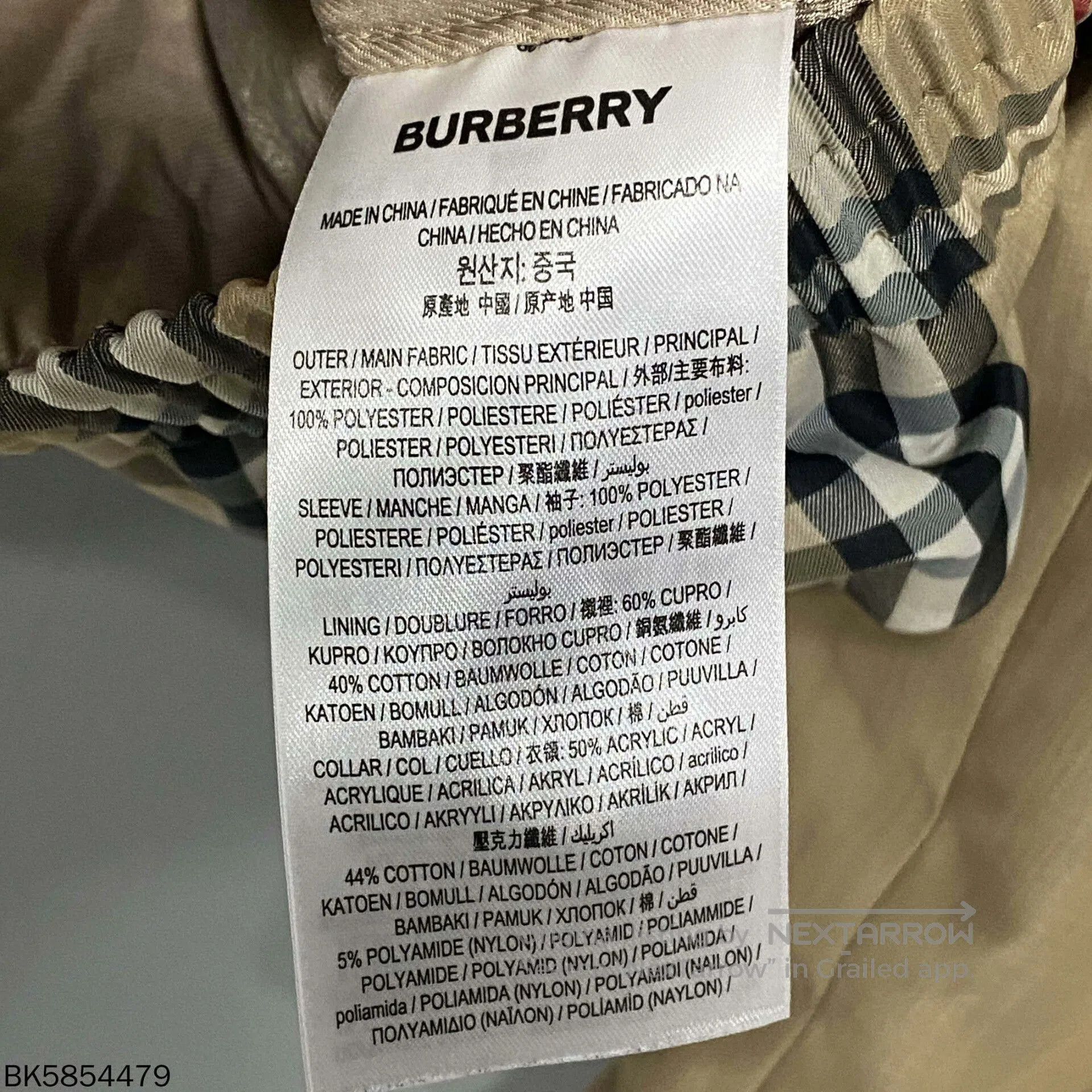 Burberry Burberry Plaid Logo Patchwork Coat. Size XS / US 0-2 / IT 36-38 - 5 Thumbnail