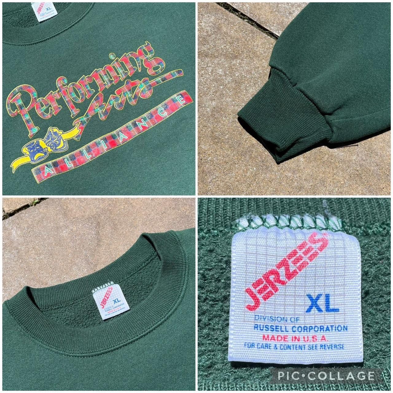 Jerzees × Vintage Vintage 90s Jerzees Performing Arts Theatre Drama Sweatshirt Size US XL / EU 56 / 4 - 3 Thumbnail