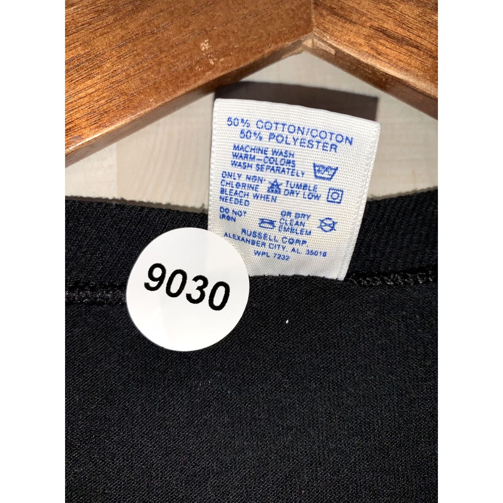 Jerzees VINTAGE Jerzees Mens Nothin’But Net Single Stitch T Shirt XL USA Made-9030 Shirt Mens XL Black Cotton Blend 80s 90s USA Net Boys/Girls Womens Mens Size US XL / EU 56 / 4 - 5 Thumbnail